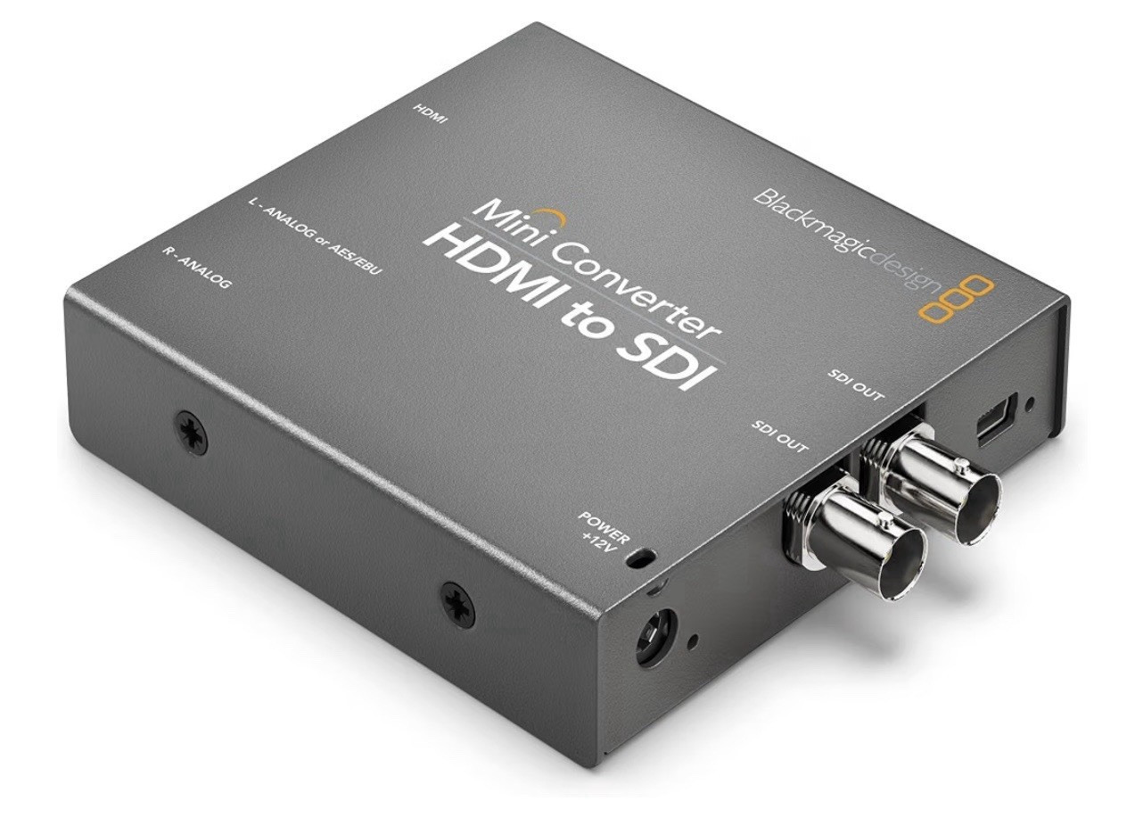 Blackmagic Design Mini Converter HDMI to SDI Cross Converter AES/EBU Audio
