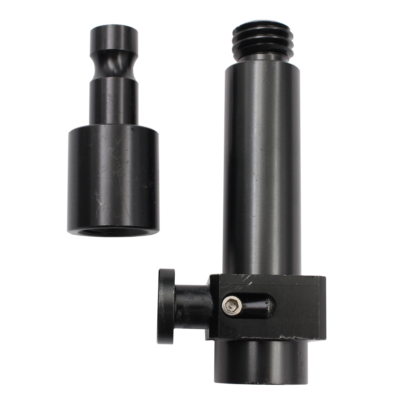 10cm Quick Release Adapter Kit For Prism Pole GPS 5/8x11 Thread Surveying Black