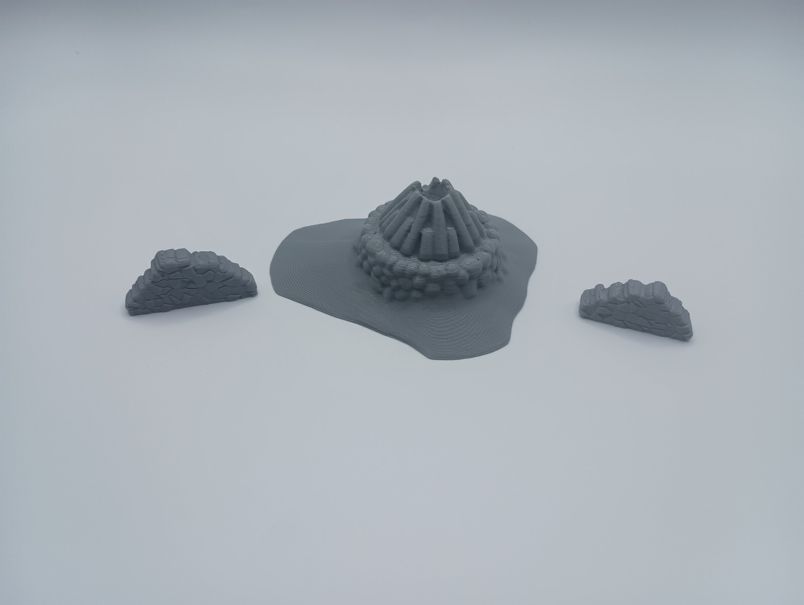 3D Printed Scatter Terrain Bonfire & Wood Piles (28mm-32mm Scale) [PTO]