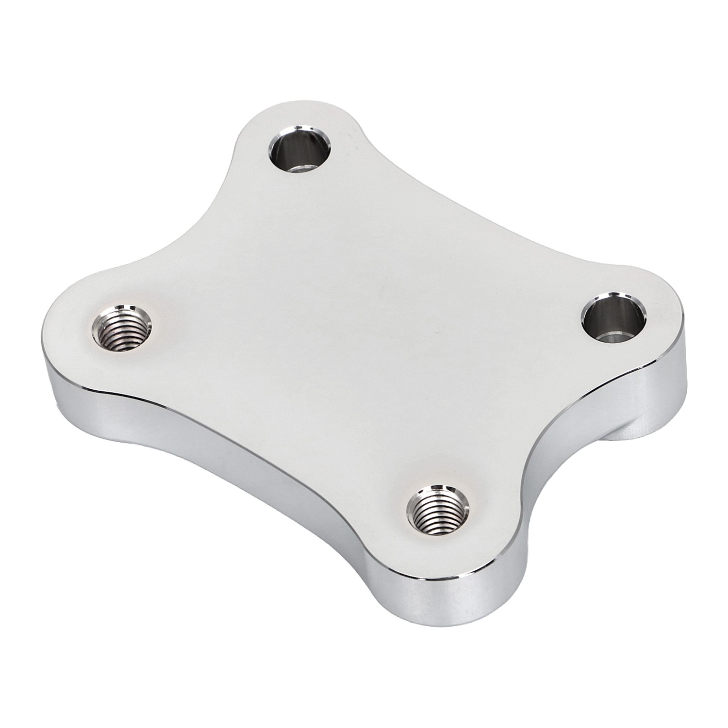 CNC Chrome Handlebar Riser Pull Back Plate For Harley Electra Street Glide FLHX