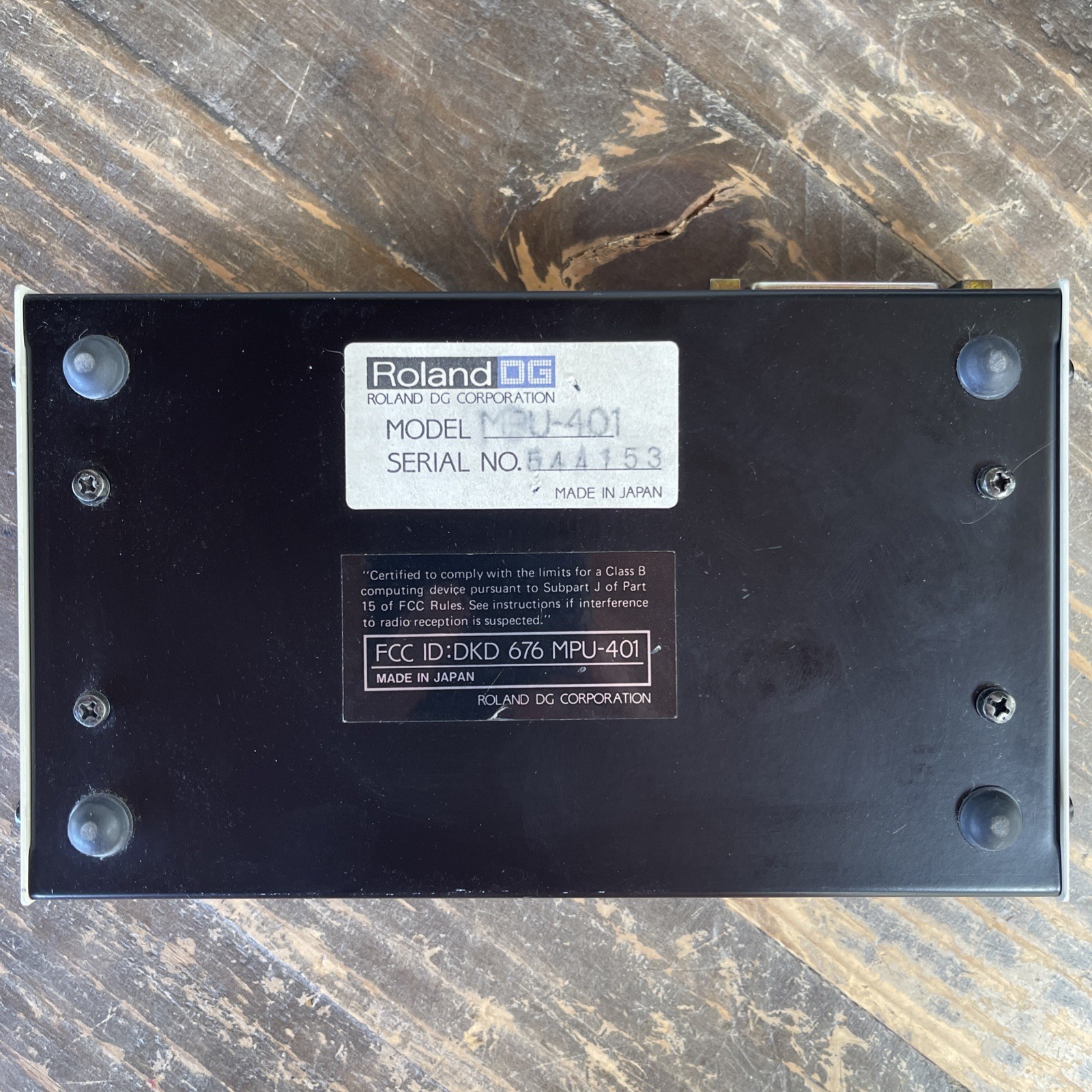 Roland MPU-401 Vintage Midi Processing Unit Made in Japan Untested
