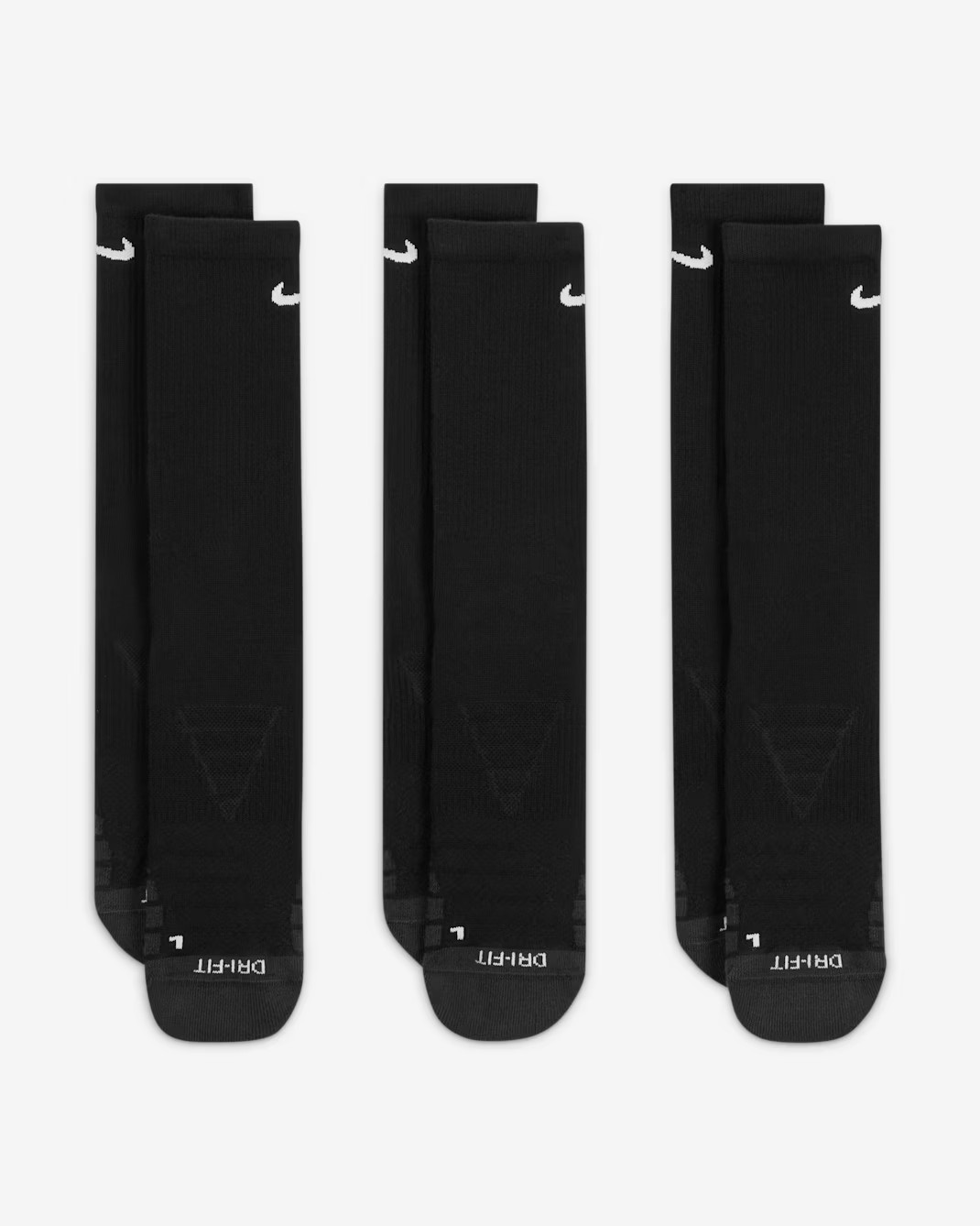 NWT Nike Everyday Max Cushioned Training XL 12-15 Crew Socks 3 Pair SX5547-010