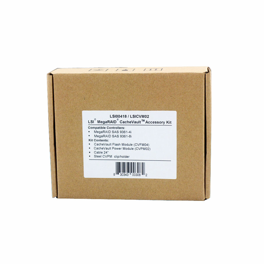 NEW LSI LSICVM02 LSI00418 4GB CacheVault Accessory Kit for 9361-8i 2GB Series