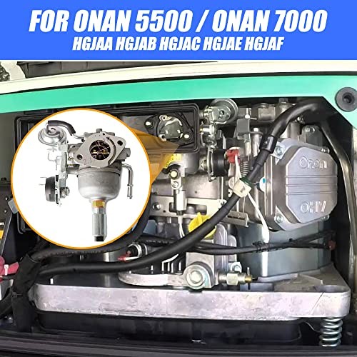 RV Carburetor Kit Compatible with Onan 5500 7000 Grand Marquis Gold Generator