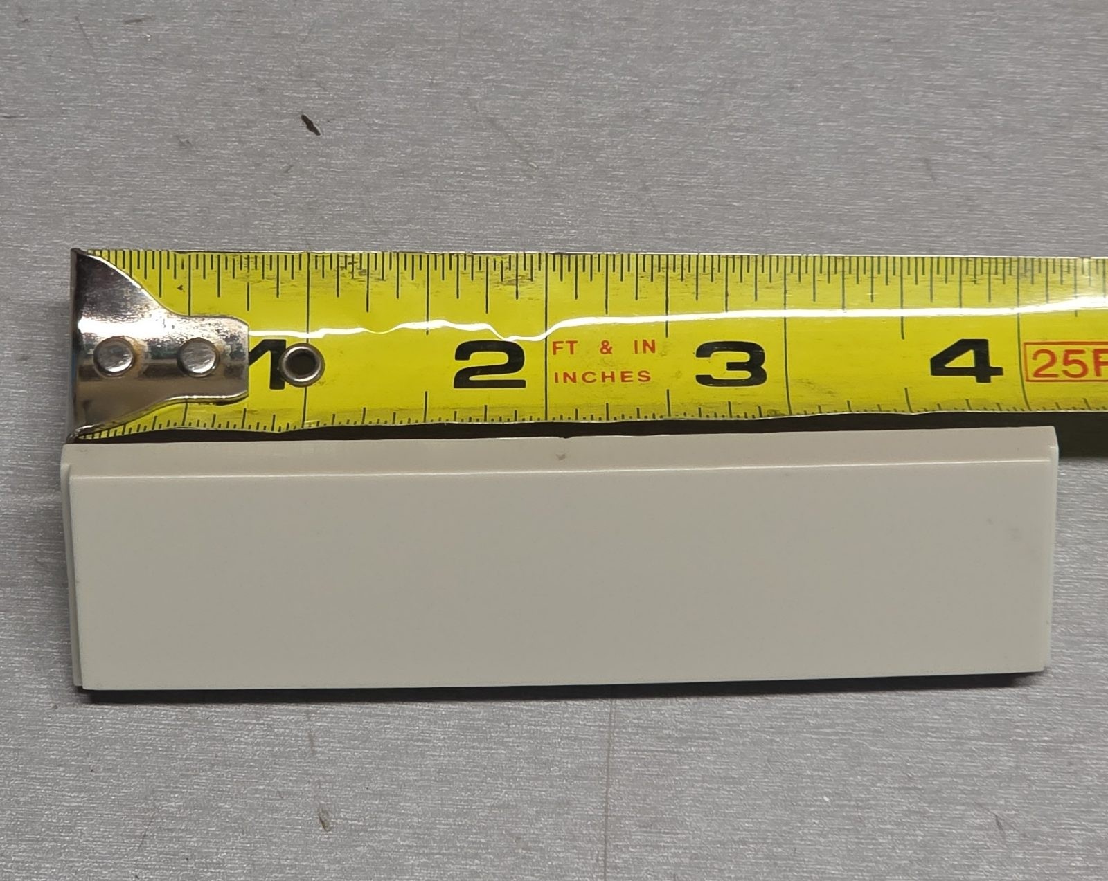 Vintage 3.5" floppy drive blank bezel faceplate cover beige