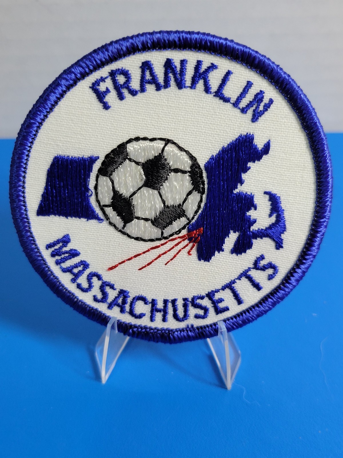 Soccer Franklin Massachusetts Soccer Patch