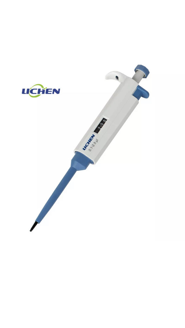 LICHEN Single-Channel Micro Pipettors Adjustable Volume Pipettes 0.1-2.5ul