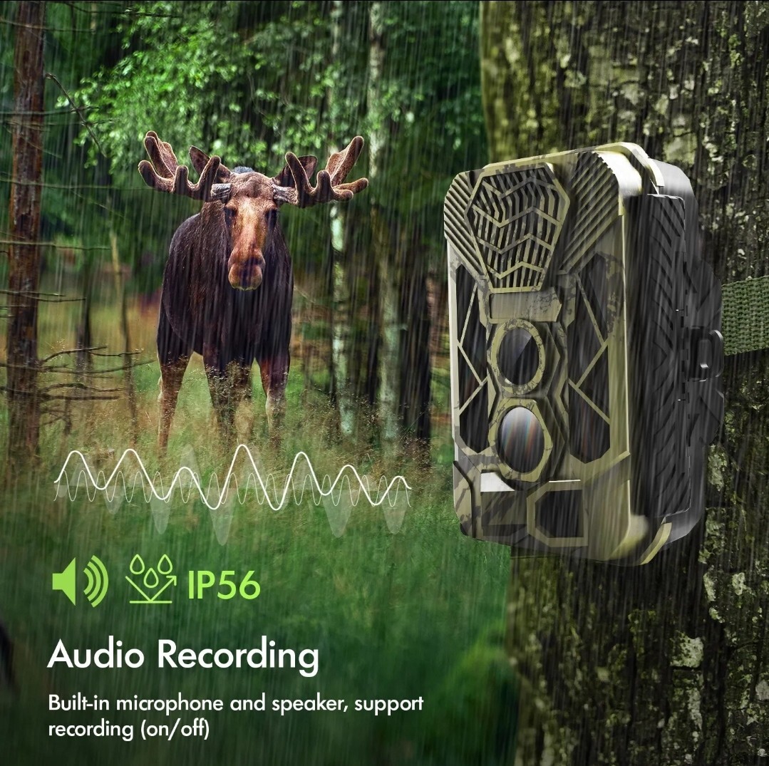 Rexing H3 Electronic Animal Caller Trail Cam 2.7K Video + 20MP Photo - NEW