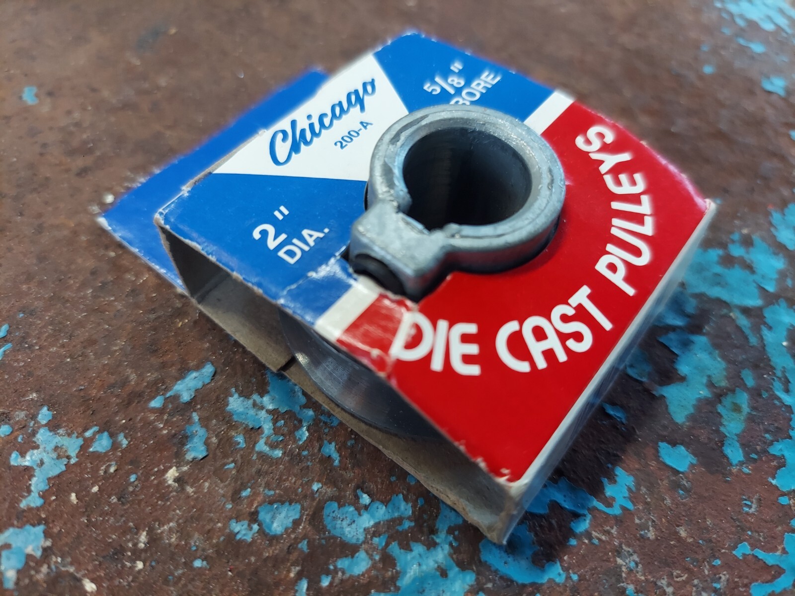 Chicago Die Cast Pulley 200-A 5/8Bore 2"Dia. For A Belts Made in USA (New)