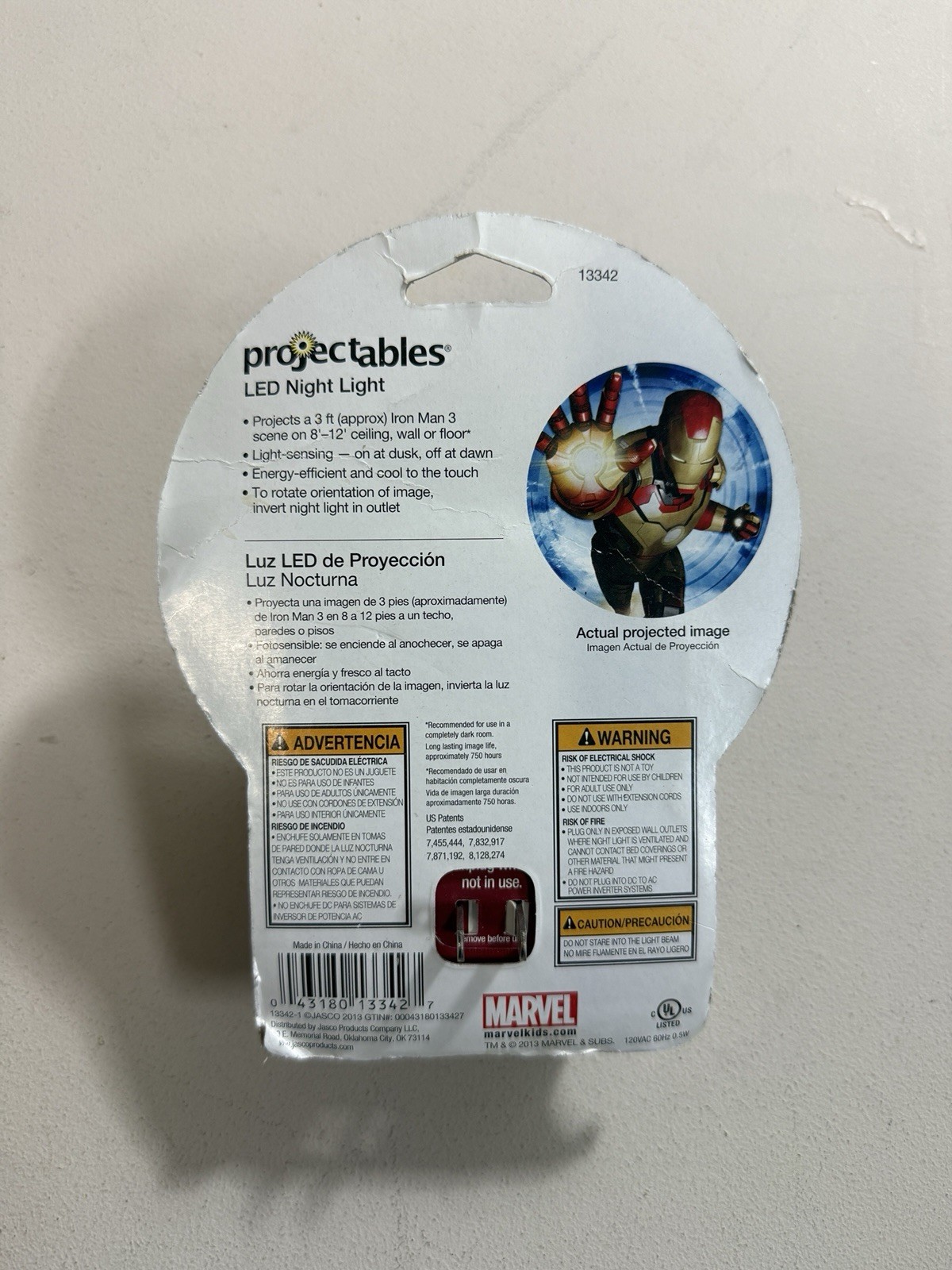 Iron Man 3 Night Light Projectables Avengers