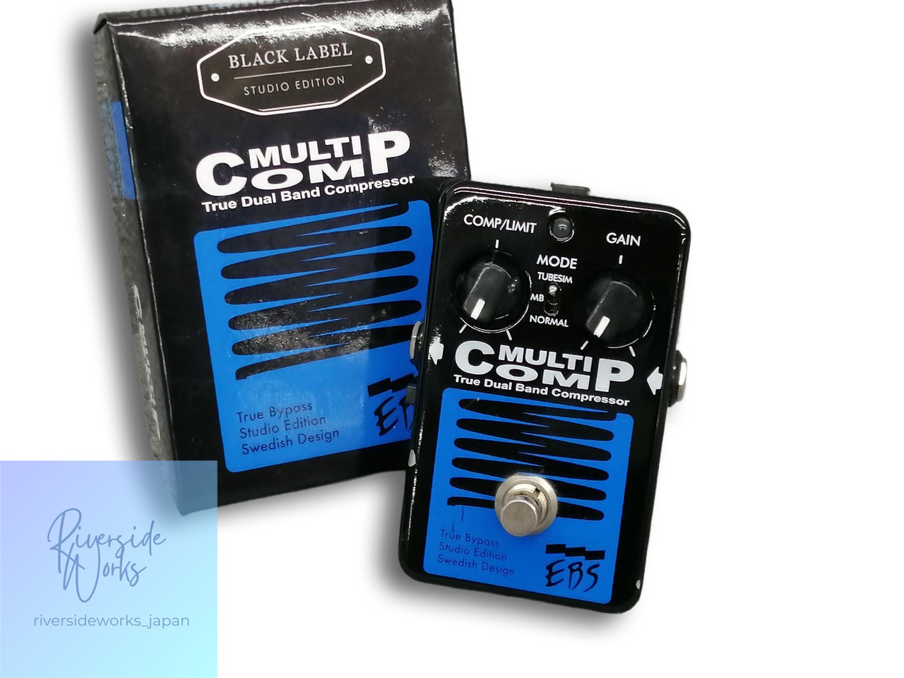 EBS Multi Comp-SE Compressor Effect Pedal for Bass JP