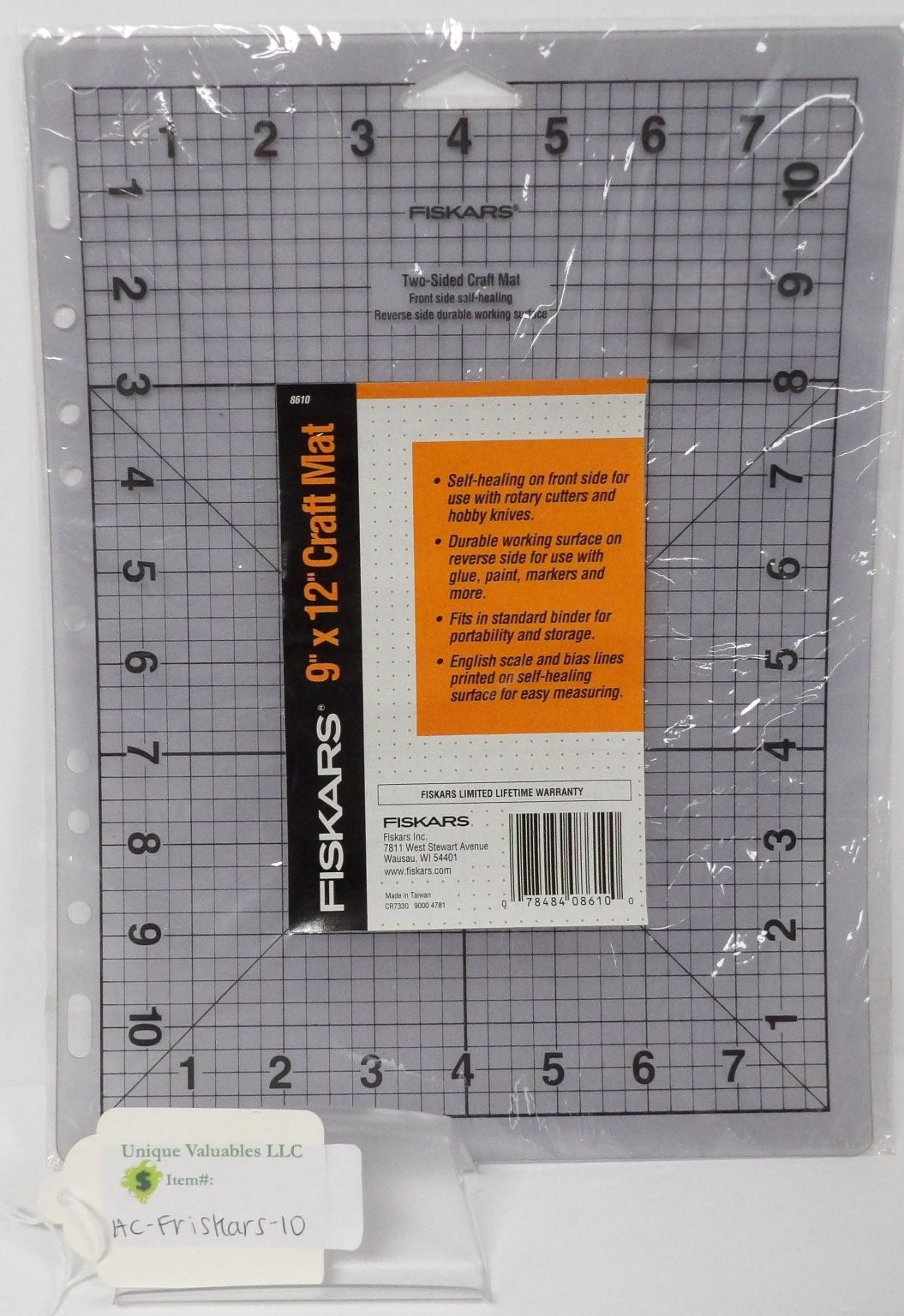 Fiskars Two Sided Craft Mat 9x12 in Self-Healing Single