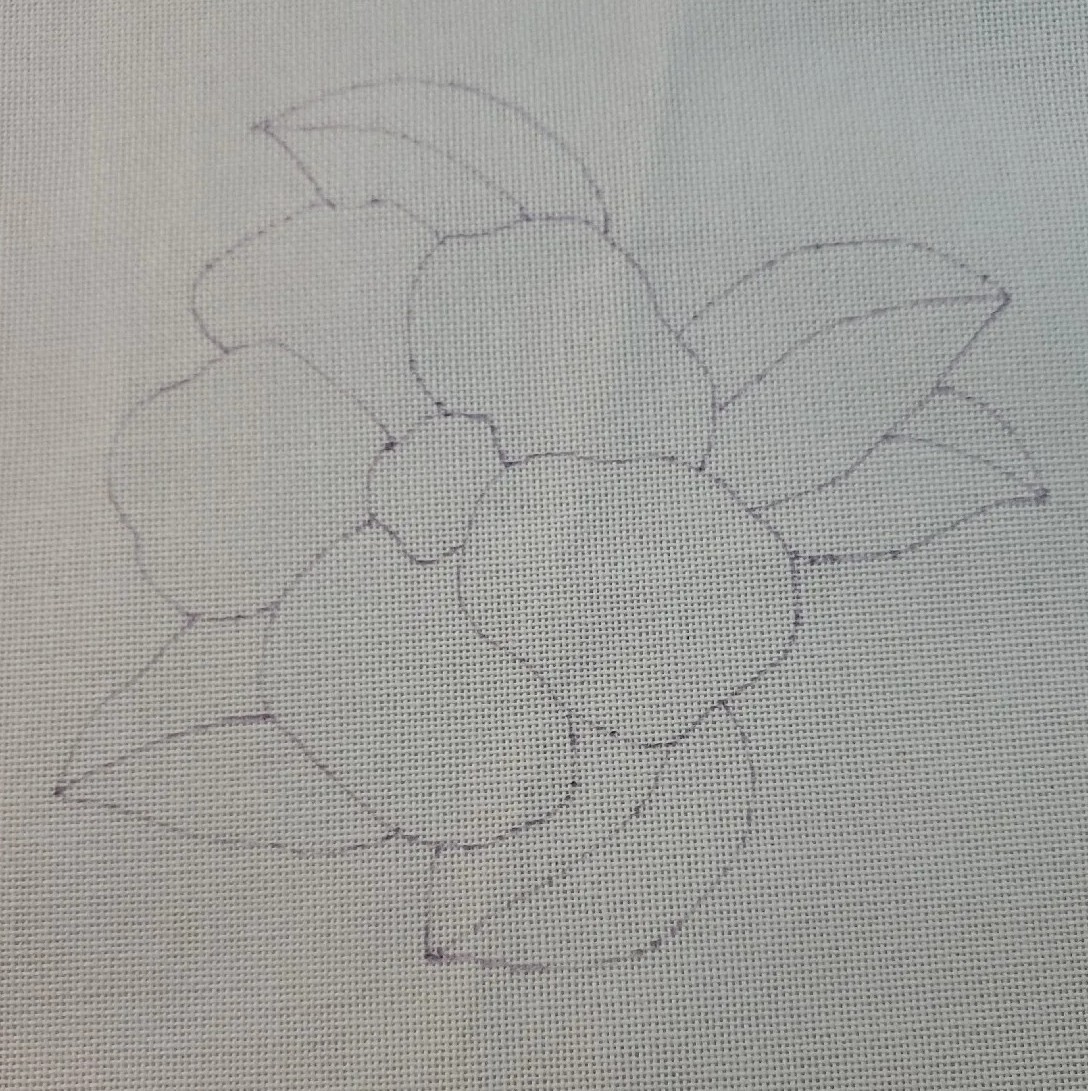 Hibiscus Needlepoint Pattern And Instructions No Thread