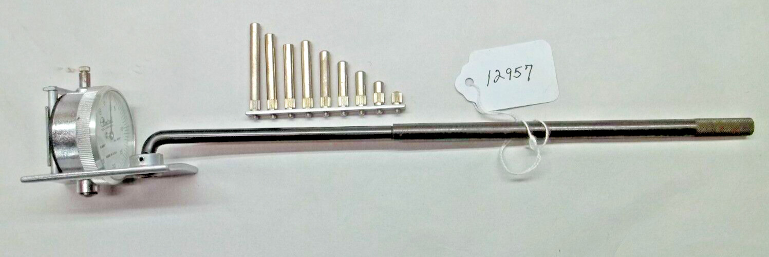 CENTRAL TOOL Machinists No. 4347 Nice Dial Indicator Set, USA