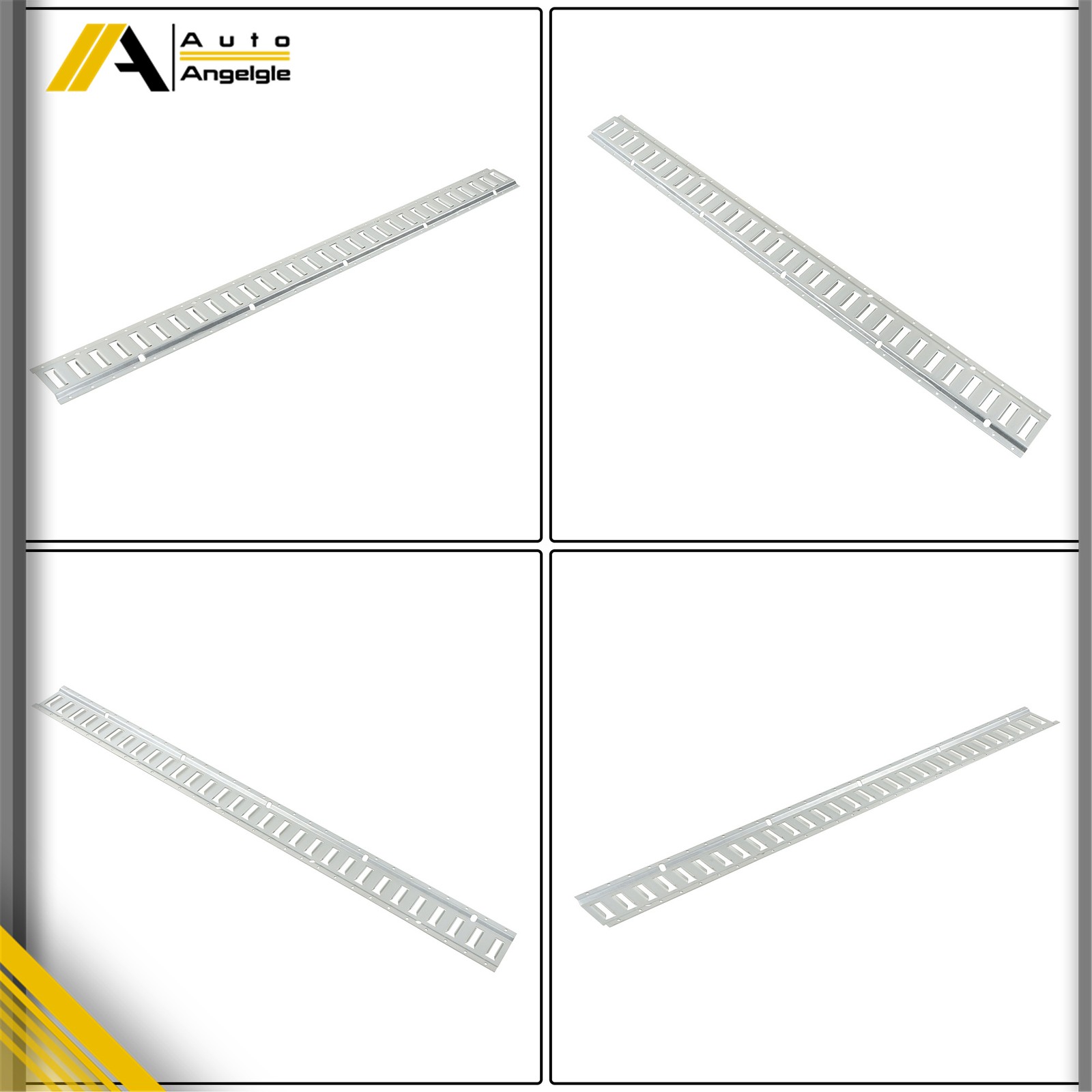 10PCS E Track Tie-Down Rail Kit Trucks Vans Garages Trailer Tie Down System