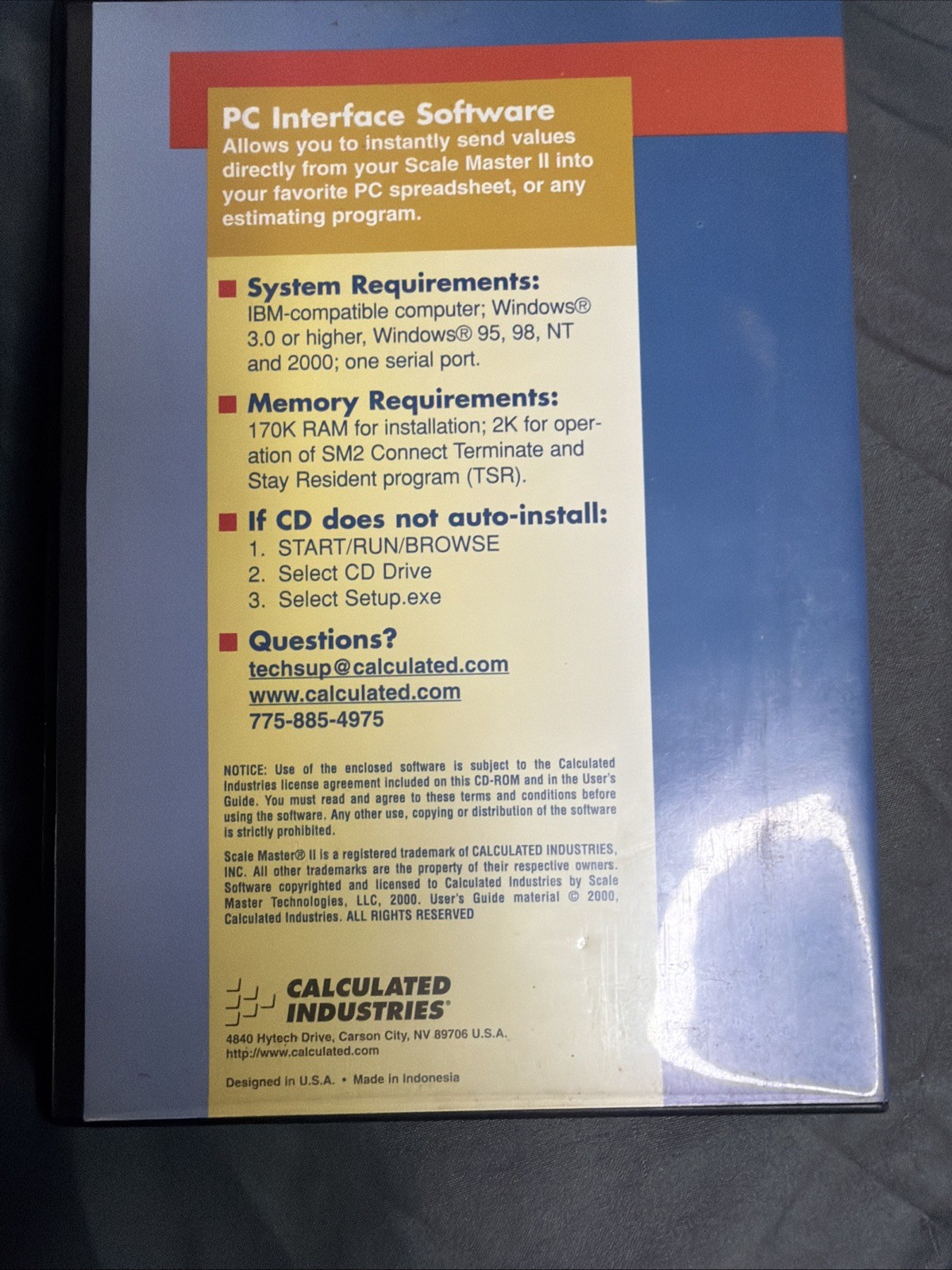 Scale Master II Digital Plan Measuring System with PC interface & Cable 4PARTS