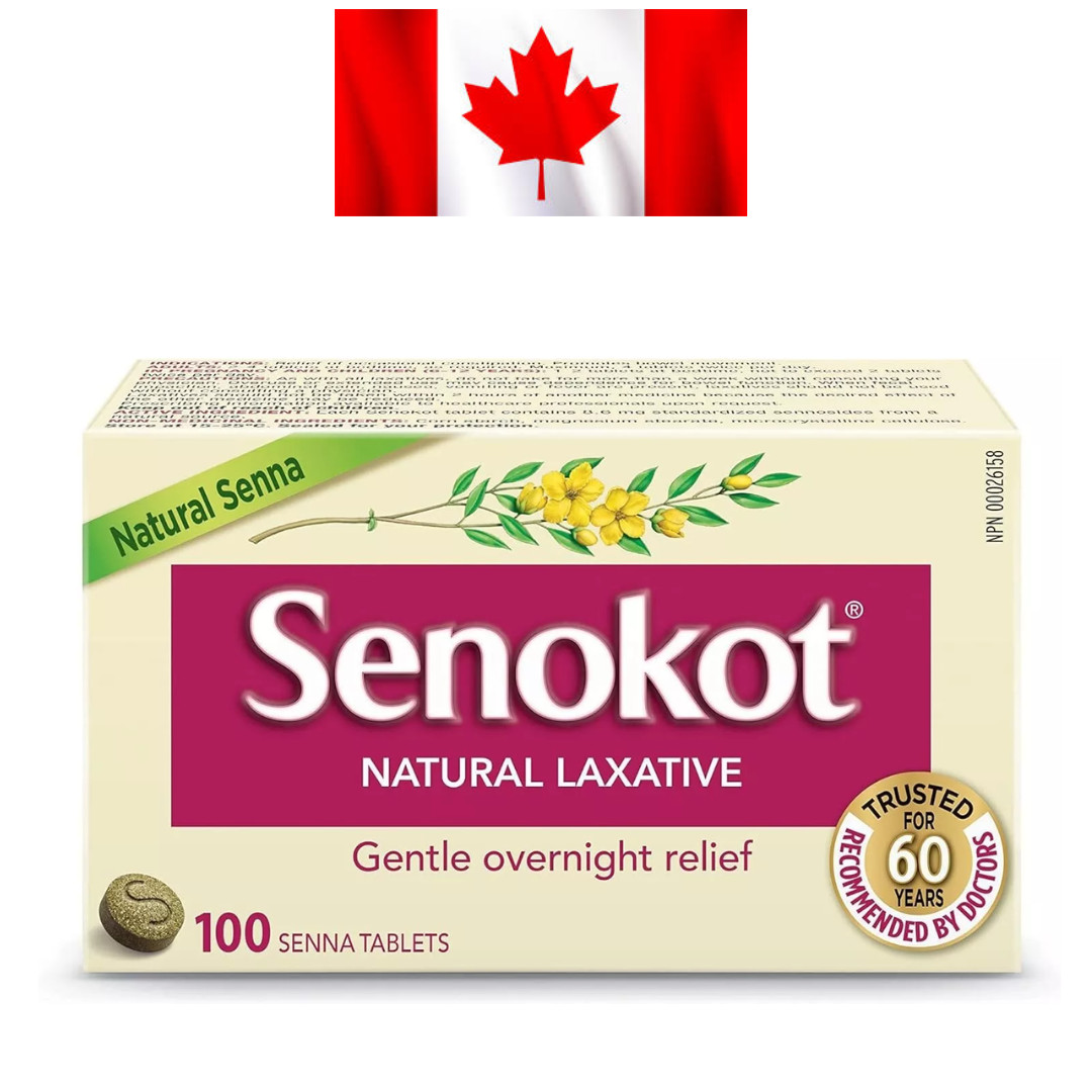 Senokot Natural Laxative Vegetable Senna 100 Tablets Over Night Relief| LONG EXP
