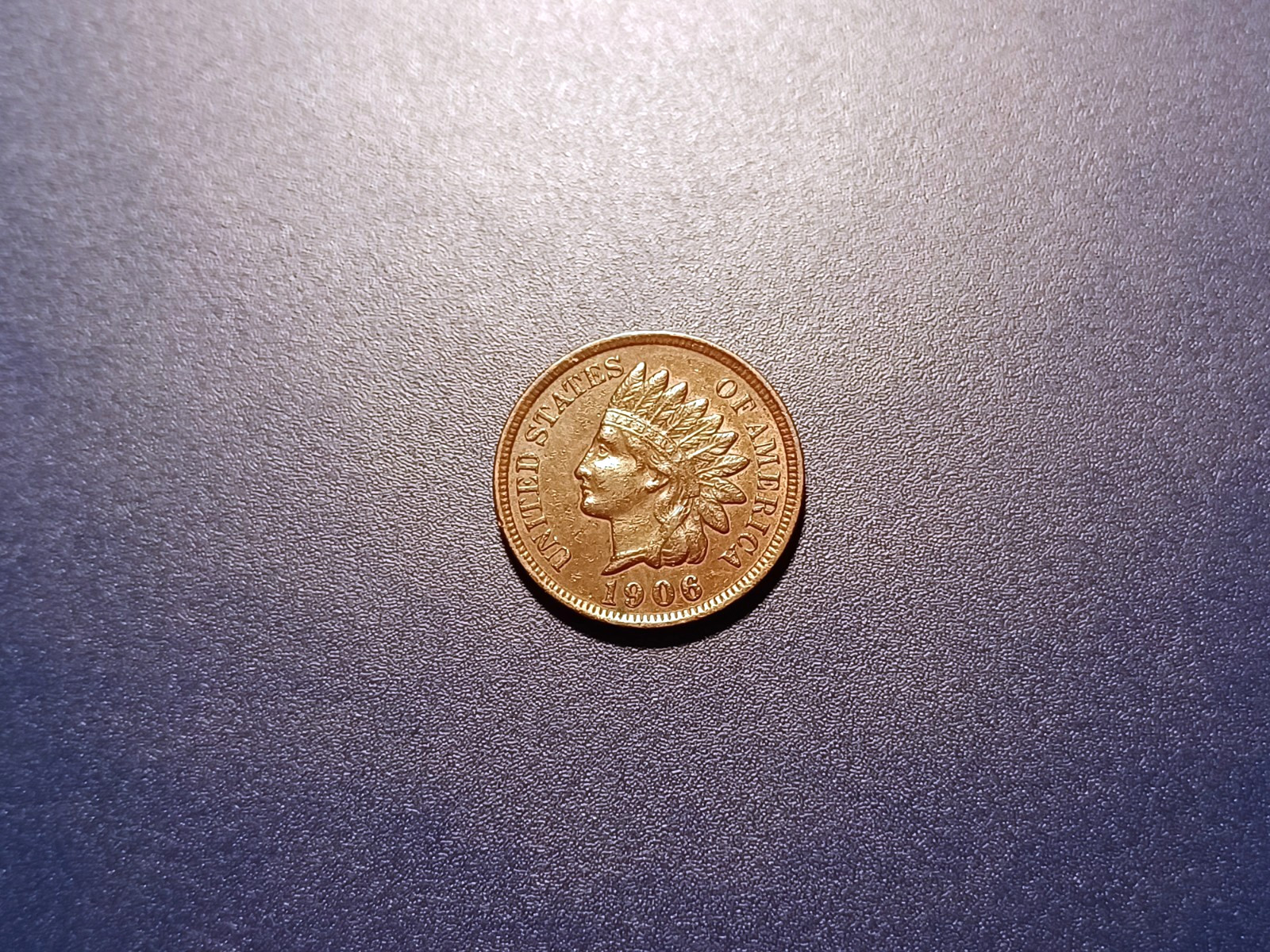 Very Choice AU 1906 Indian Head Cent