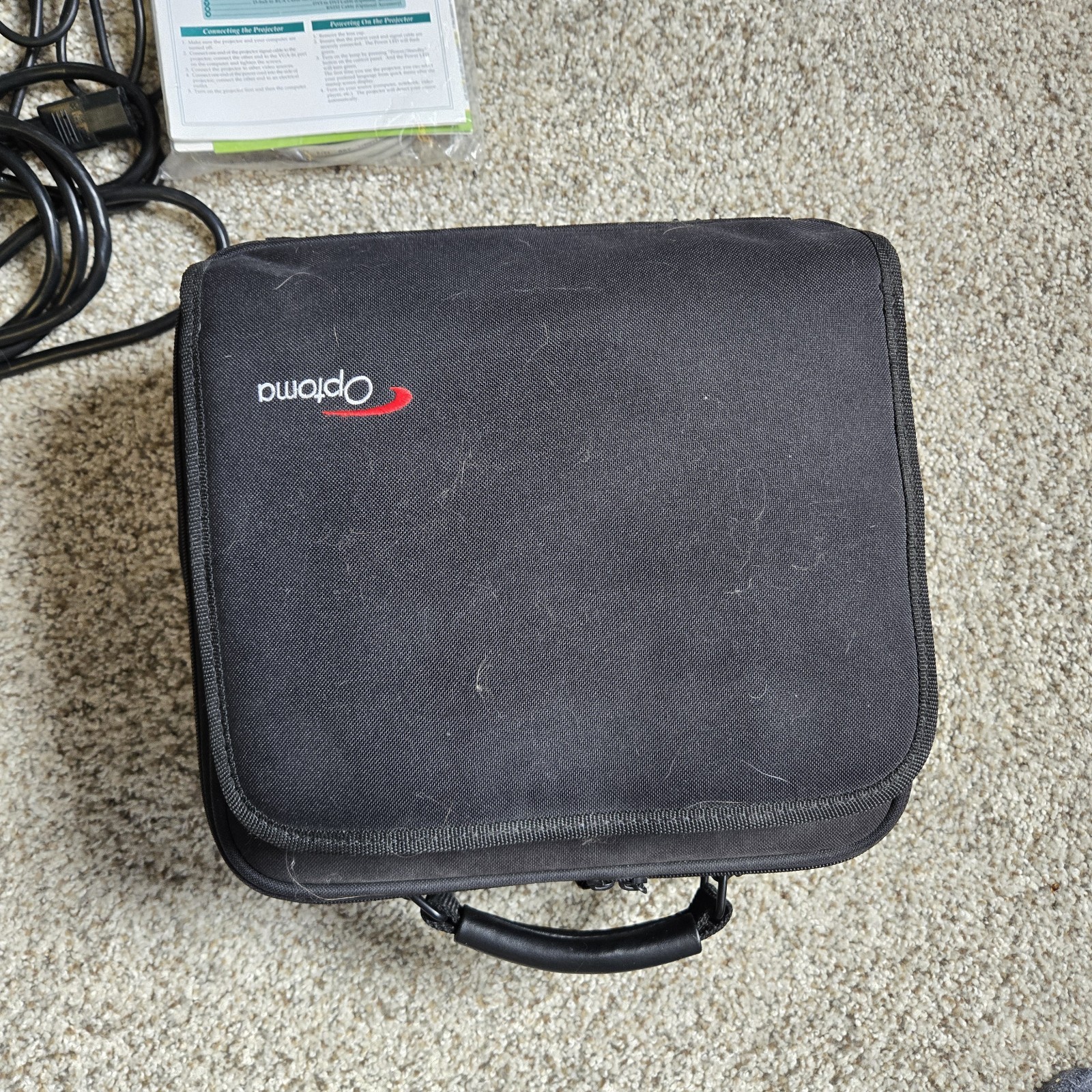 Optoma Projector EP-739 with Case Manual & Cords
