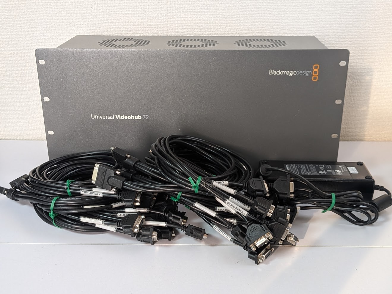 Blackmagic Universal Videohub 72x72 SDI Router - FULLY POPULATED w/ Cards & PSU
