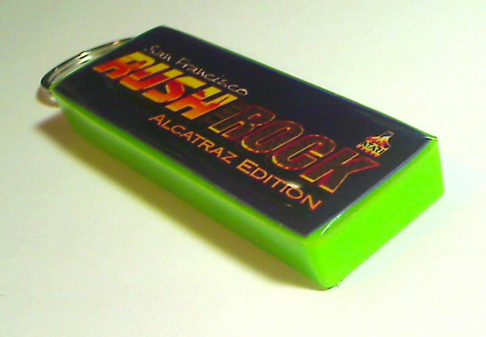 San Francisco RUSH the Rock Arcade Marquee Coin Door accessory Keychain