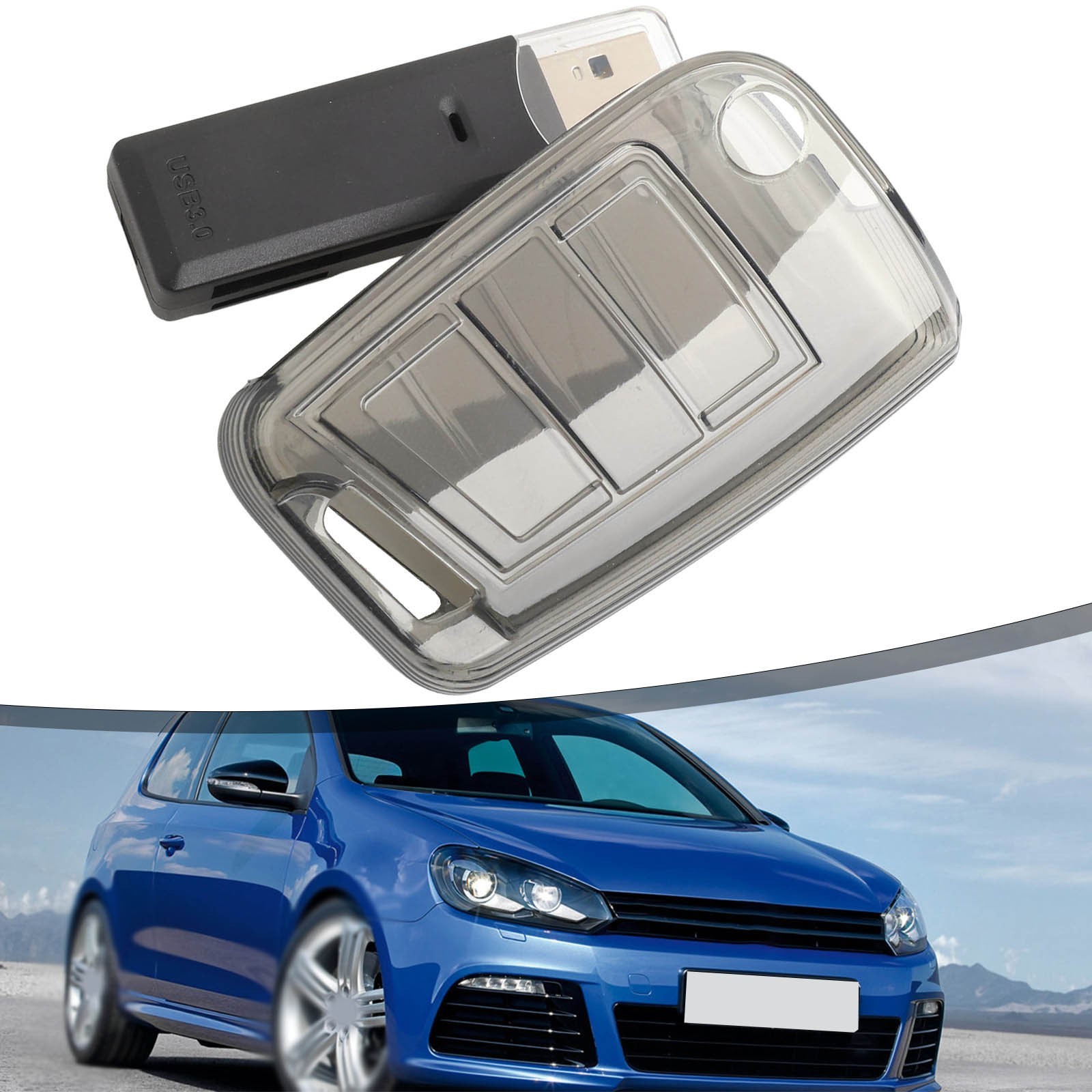 Key Case Black Transparent Direct Replacement Easy Installation 1pcs Brand New
