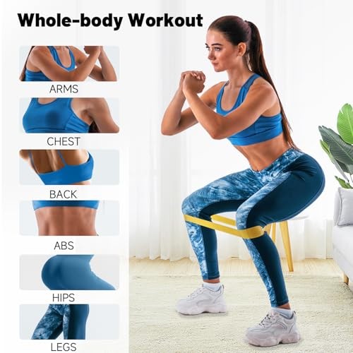 Resistance Loop Exercise Bands for Working Out, Fitness Elastic Multicolor