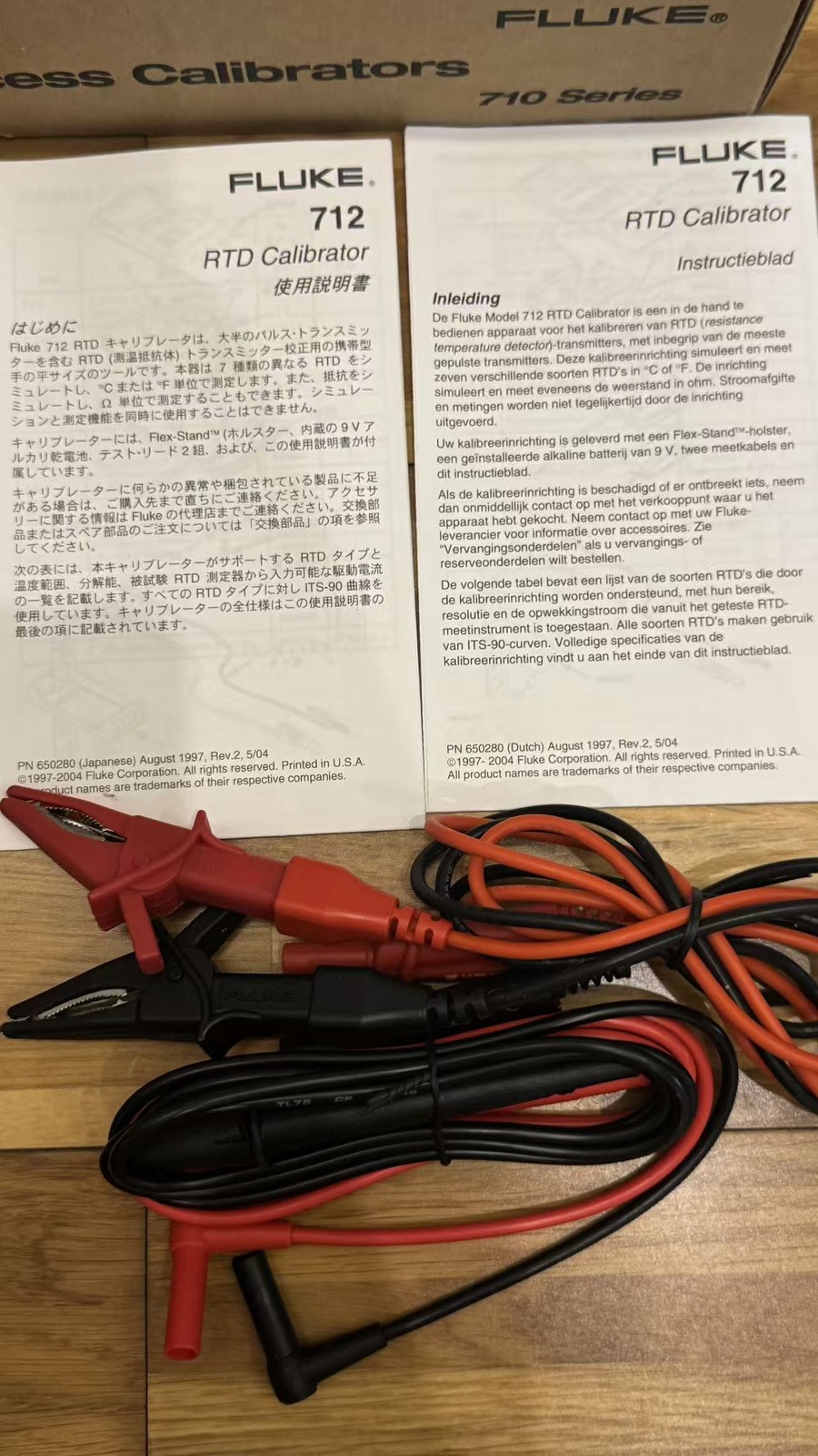 Fluke 712 RTD Portable Process Calibrator Calibration Meter