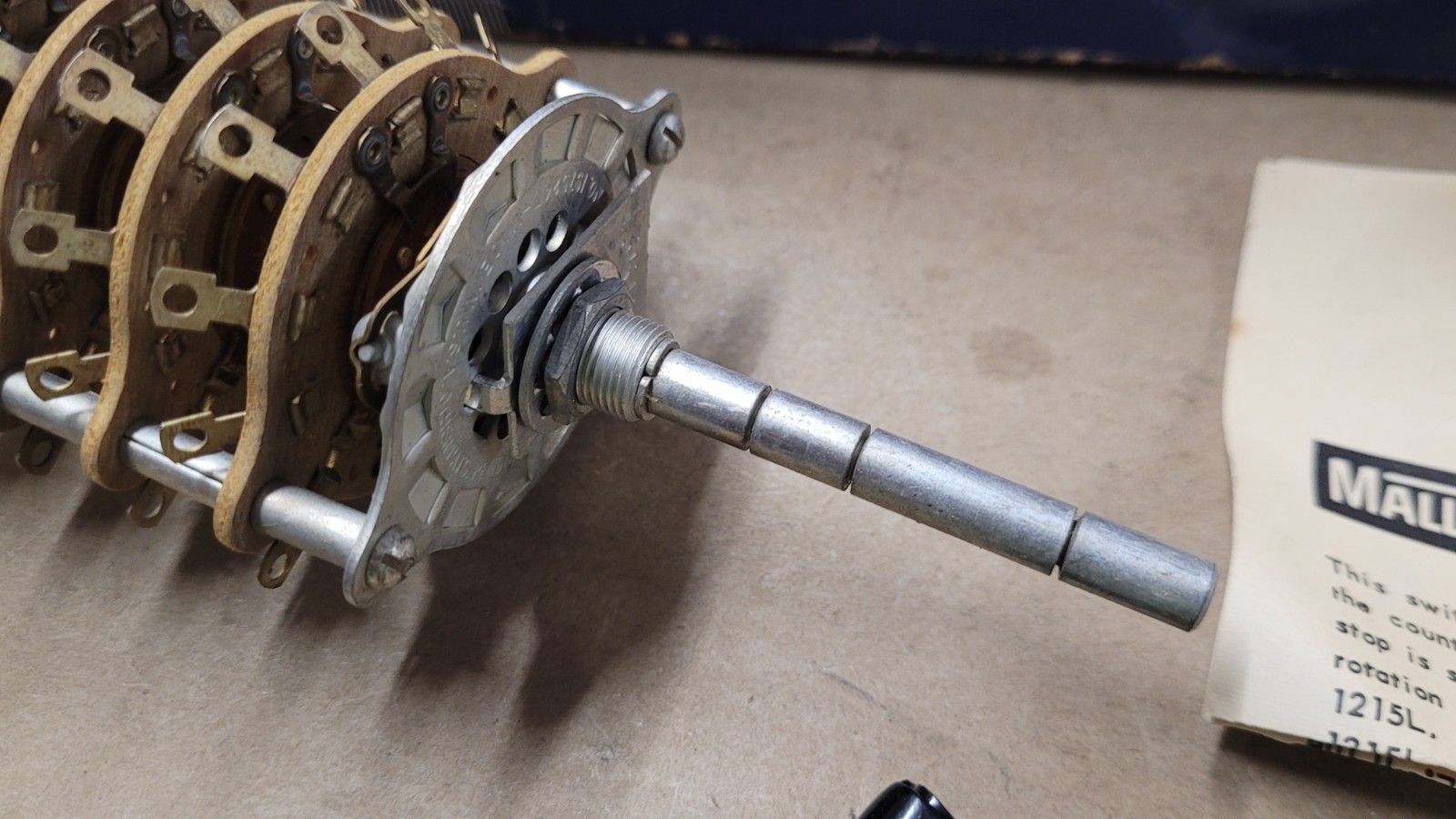 Mallory 1315L Stack Pole Rotary Switch