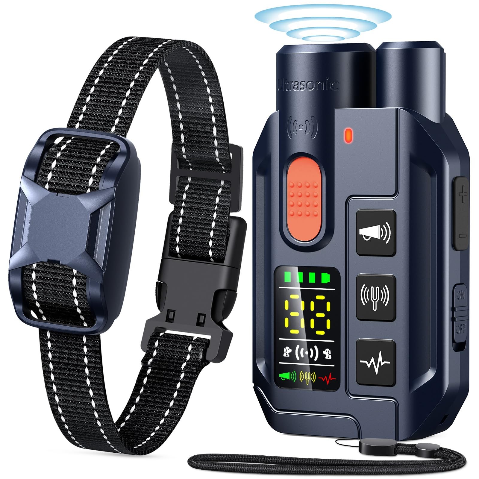 Dog Training Collar with Remote, 4200FT Shock Collar for Dogs, 2-in-1 Remote ...
