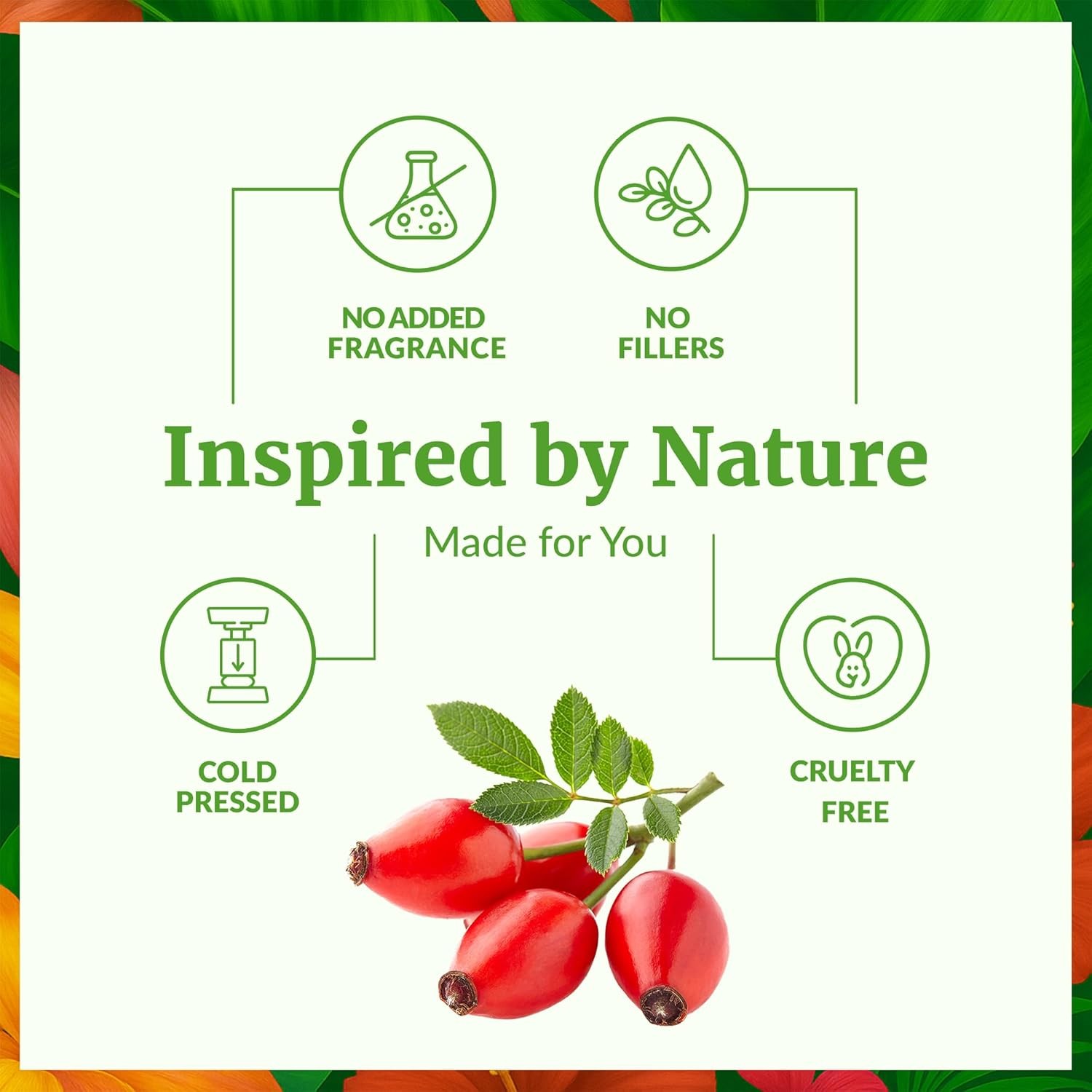 Natural Cold Pressed Rosehip Oil