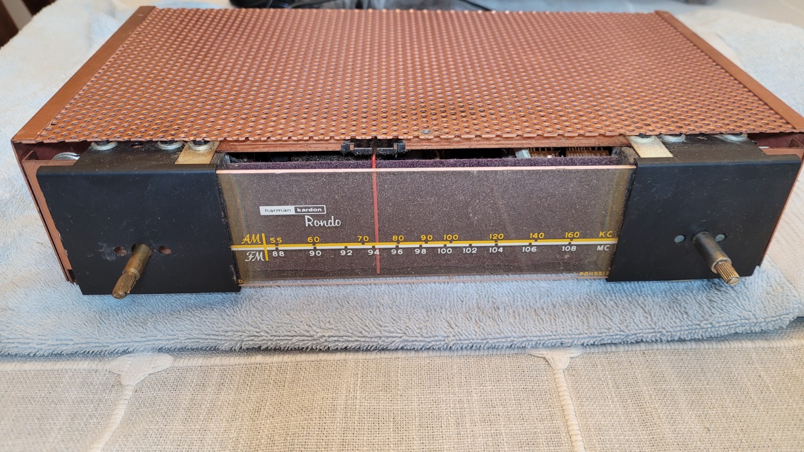 Harmon Kardon Rondo T120 AM/FM Tuner Tube - not test - for parts or repair