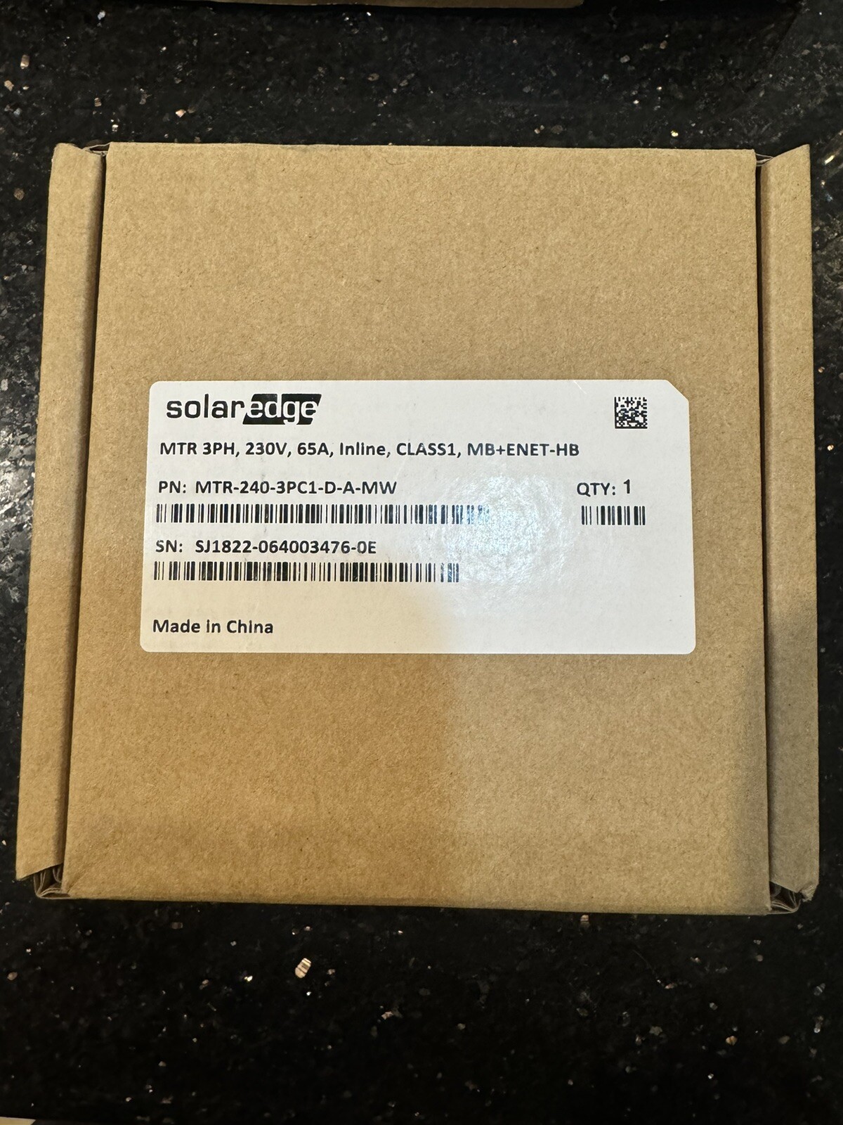Solaredge MTR-240-3PC1-D-A-MW inline 3 phase energy meter, 3 x 230 / 400 VAC
