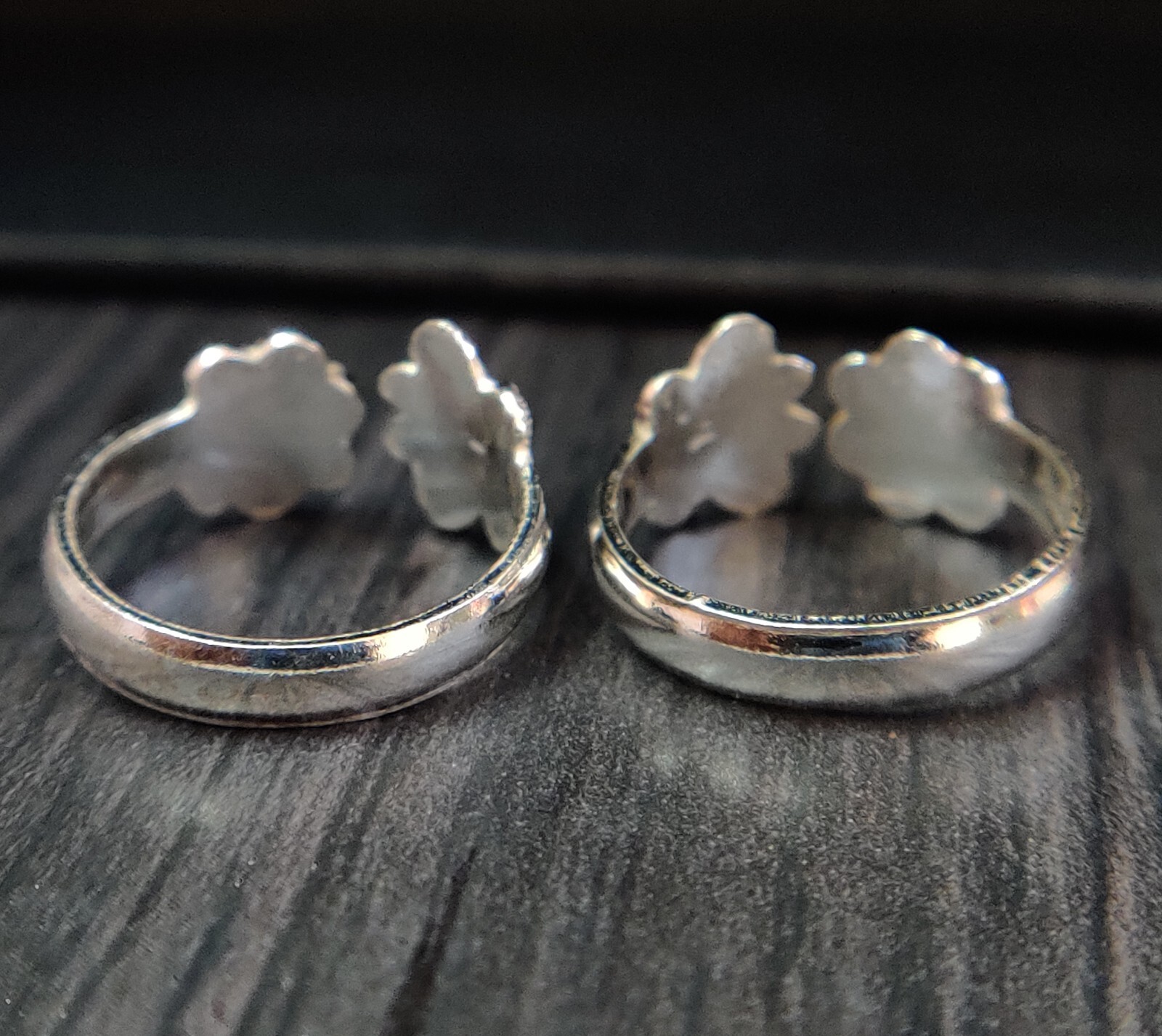 925 Sterling Silver Star Butterfly Enamel Toe Ring Adjustable Flower Toe Ring