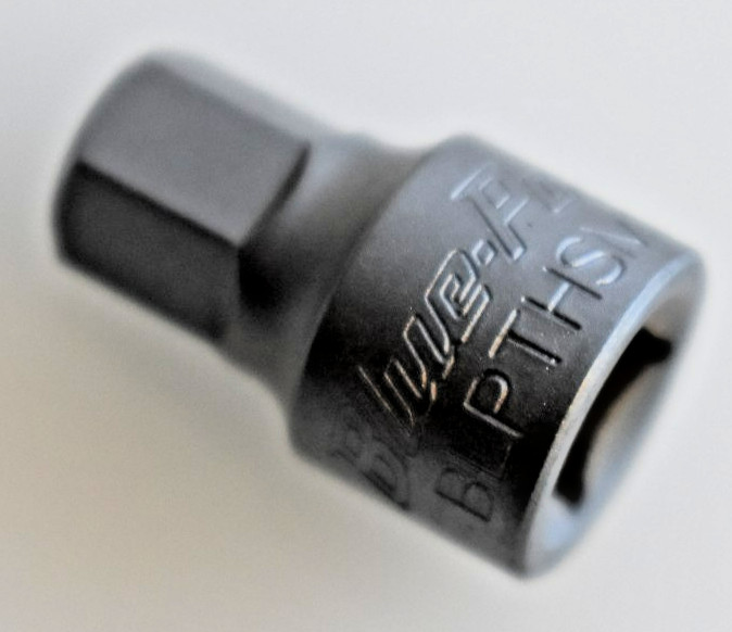 Blue Point Tool BLPTHSM148 8mm Stubby Tamper Resistant Hex Bit Socket 1/4" Drive