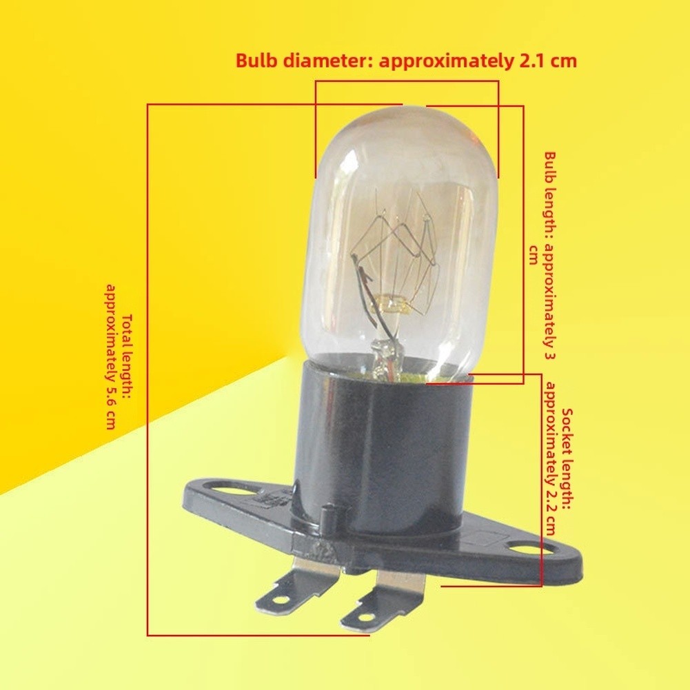 E14 250V 2A Microwave Oven Replacement Bulb Designed for For GALANZ Models