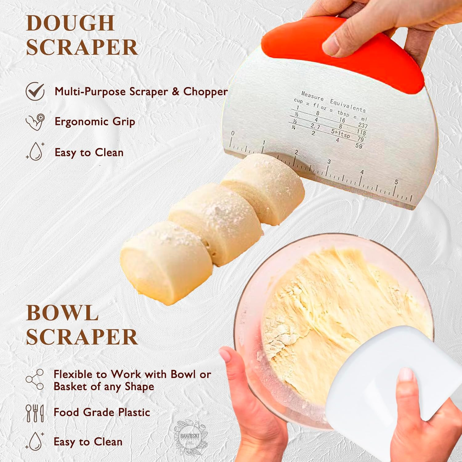 Complete Sourdough Starter Kit, Sourdough Bread Baking Supplies, Banneton Bread