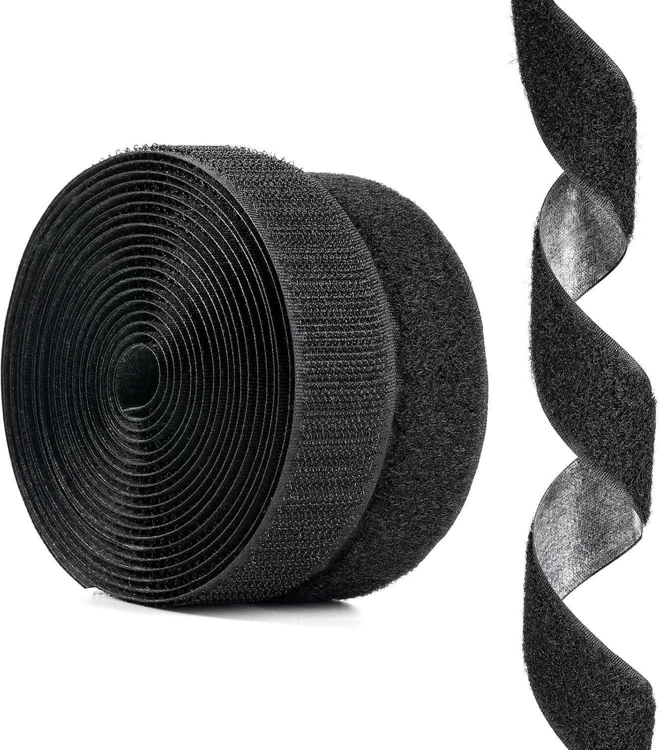 3M Hook and Loop Tape with Adhesive, Heavy Duty Self Sticky Interlocking Tape, S