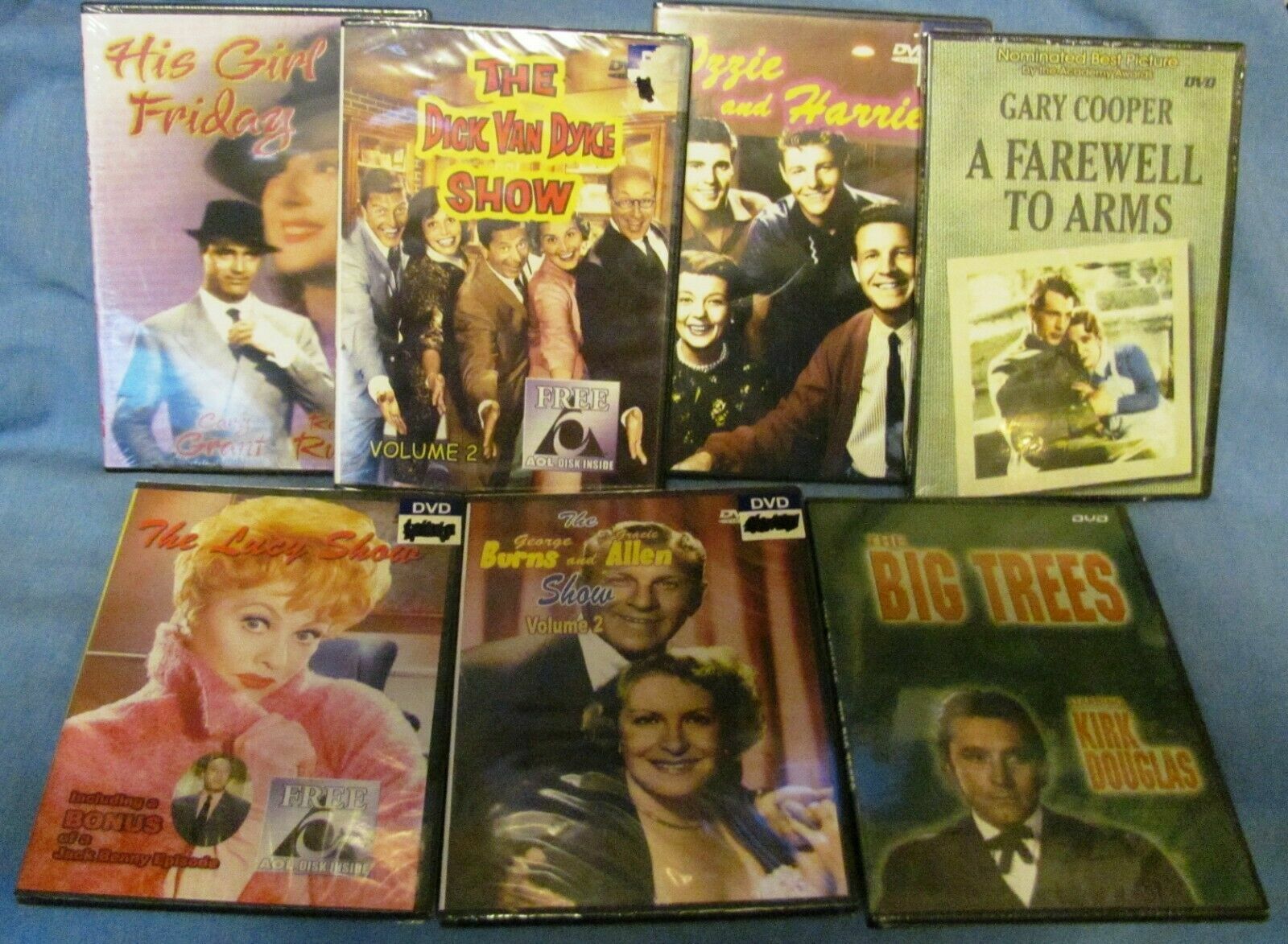 Lot Of 7- Sealed New Digitally Remastered MOVIE CLASSICS -- DVDs