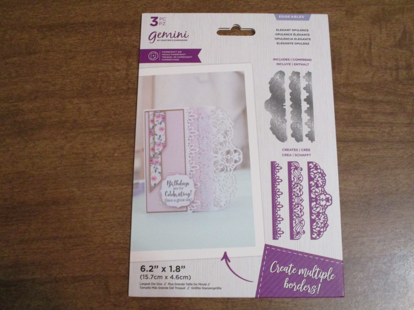 GEMINI PAPERCRAFT DIE EDGEABLES ELEGANT OPULENCE