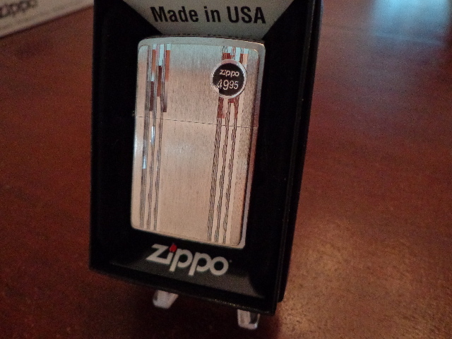 VERTICAL DIAMOND CUFFLINK #24994 EMBLEM ZIPPO LIGHTER MINT IN BOX