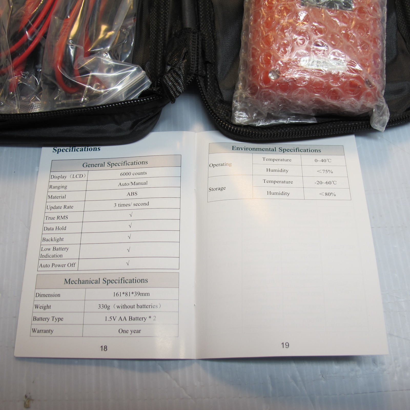 DIGITAL MULTIMETER 6000 COUNT ANENG 9002
