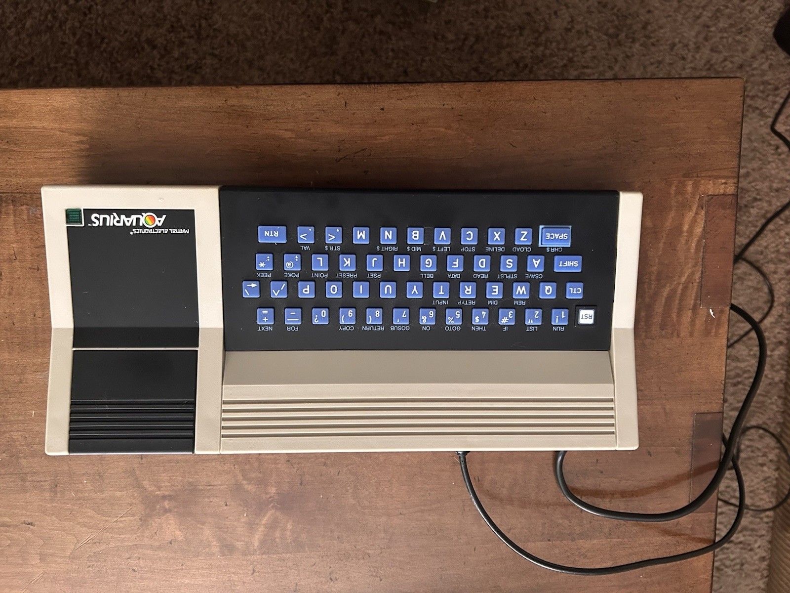 Mattel Aquarius Computer Game System, Mini Expander, 4K Memory, 1 Game & Adapter