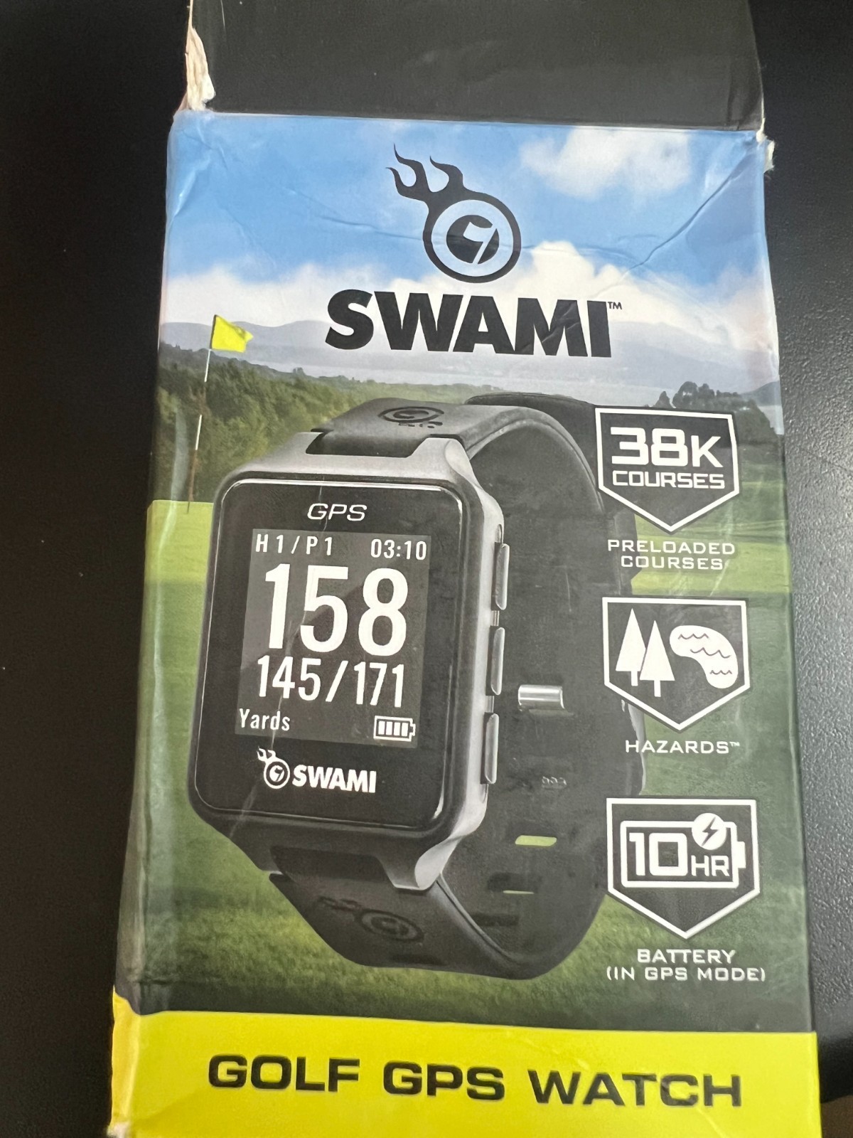 IZZO GOLF SWMI GOLF GPS WATCH IN BOX MW 0557/OB