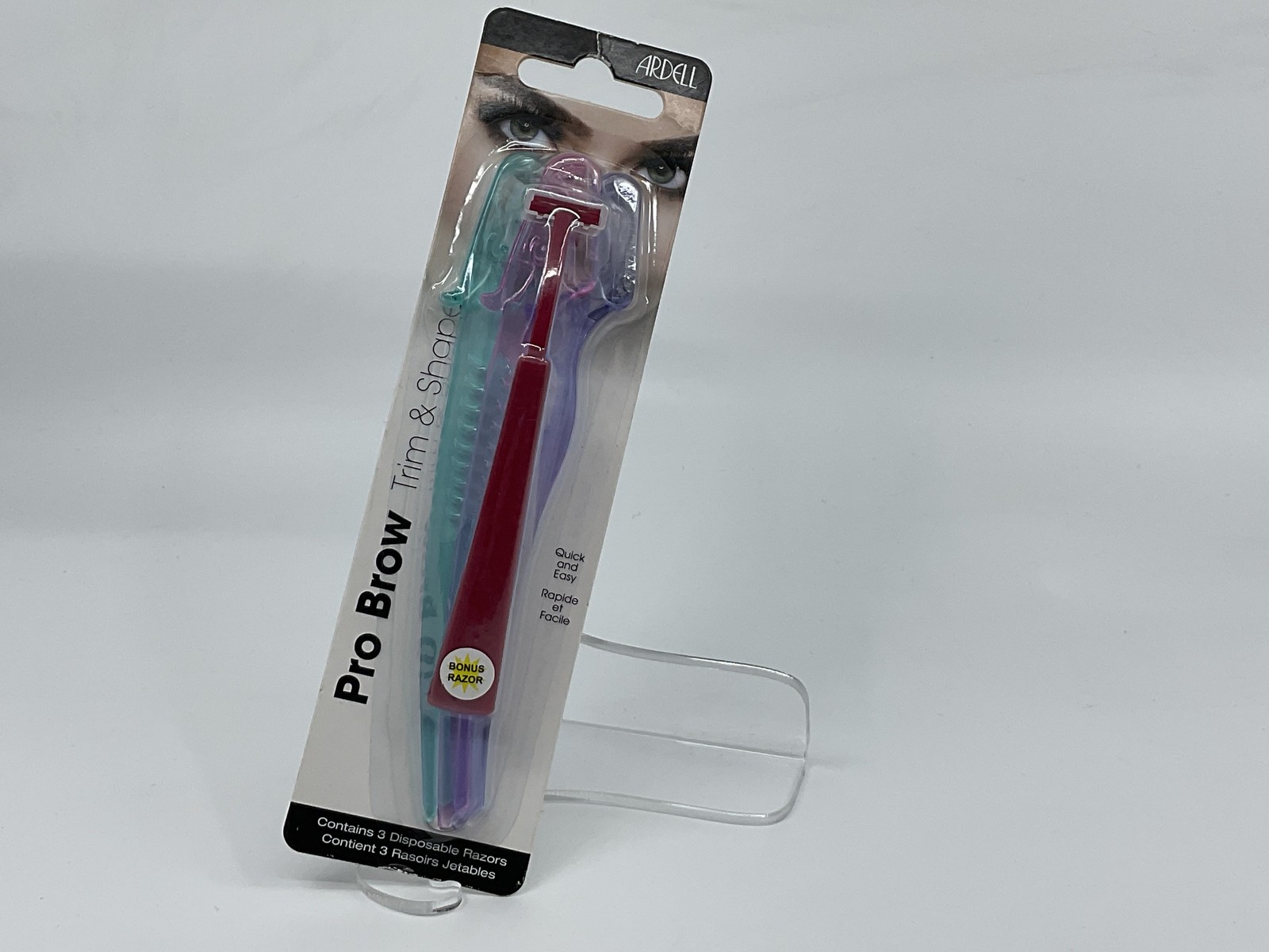Ardell Pro Brow Trim Shape Eyebrow Razor Trimmer Dermaplane,