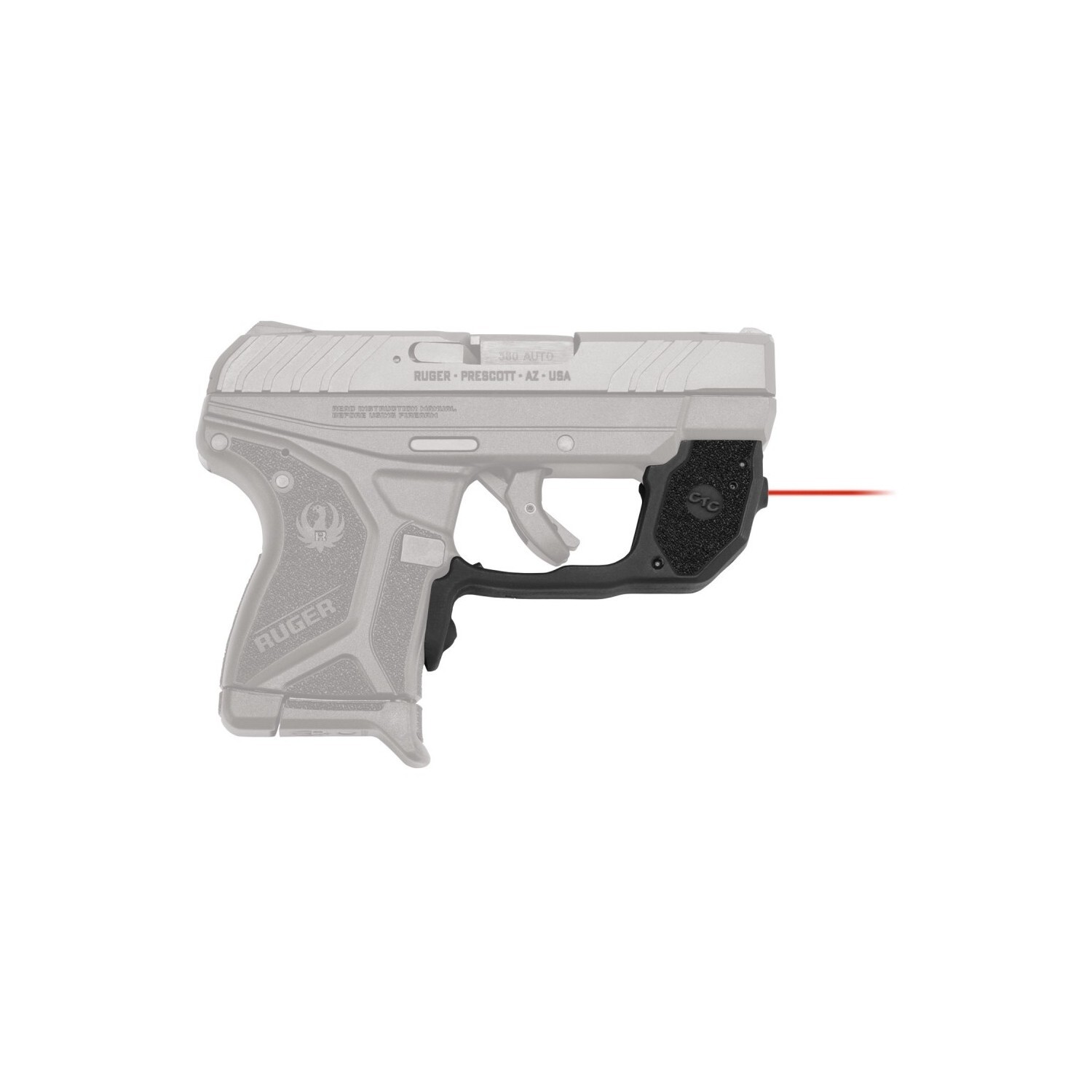 Crimson Trace Red Laserguard for Ruger LCP II LCP2 Pistols #LG-497