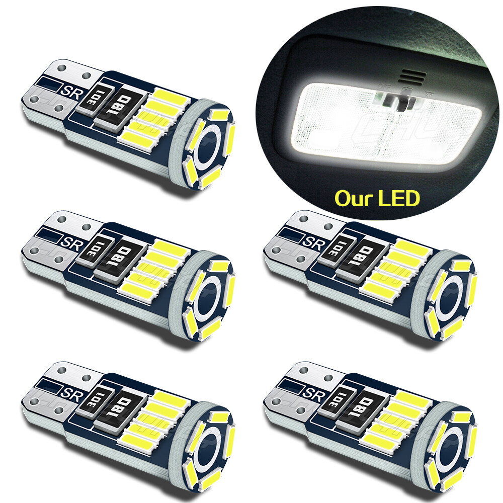 5 Pck LED Miniature Light Bulb FOR RV Camper Trailer Motor Home Push In 912 906