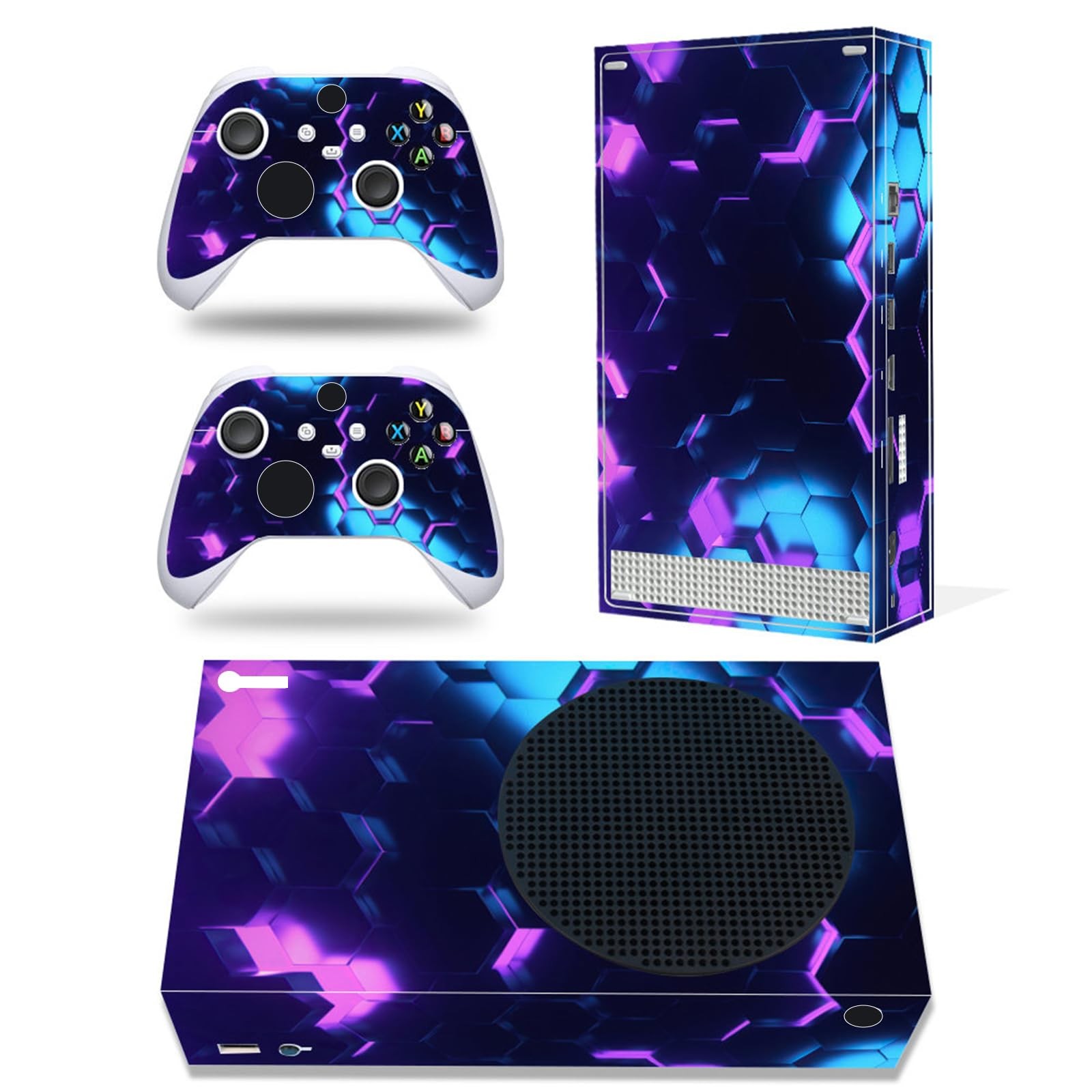 Skin Wrap Protective Sticker Compatible with Xbox Series S (Purple) | Control...