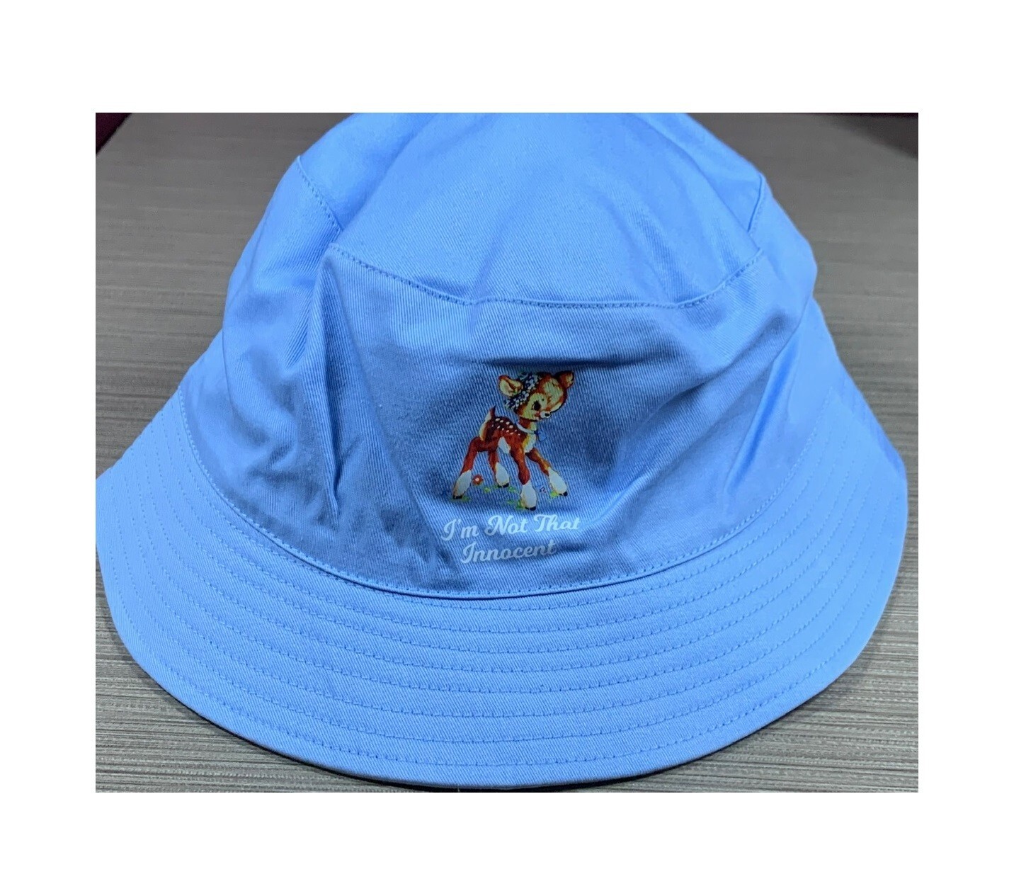 "I'M NOT THAT INNOCENT" BUCKET HAT BY BSR SAMII RYAN YOUTH CHILD ORIGINAL TAG