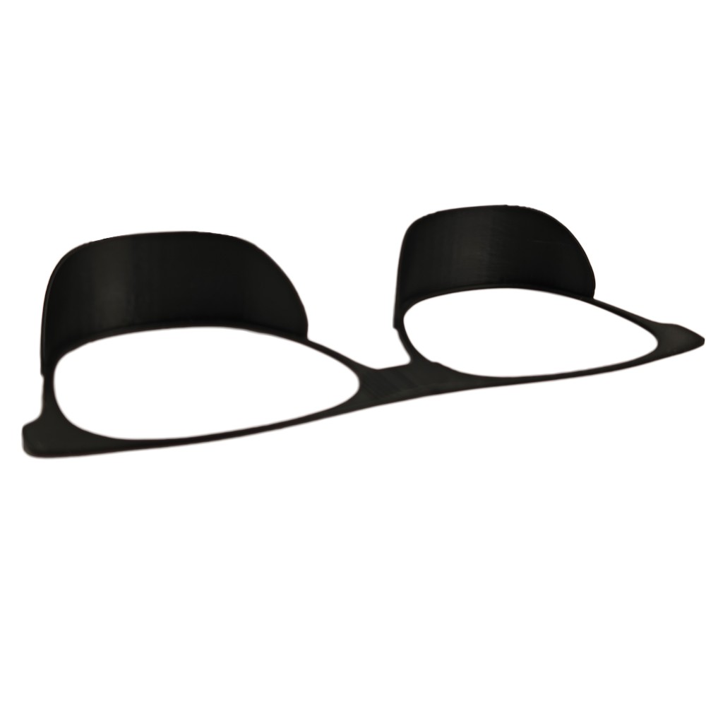 Screen Shade For Xreal One Lens Protector Bottom Light Shield 3D Printing Black